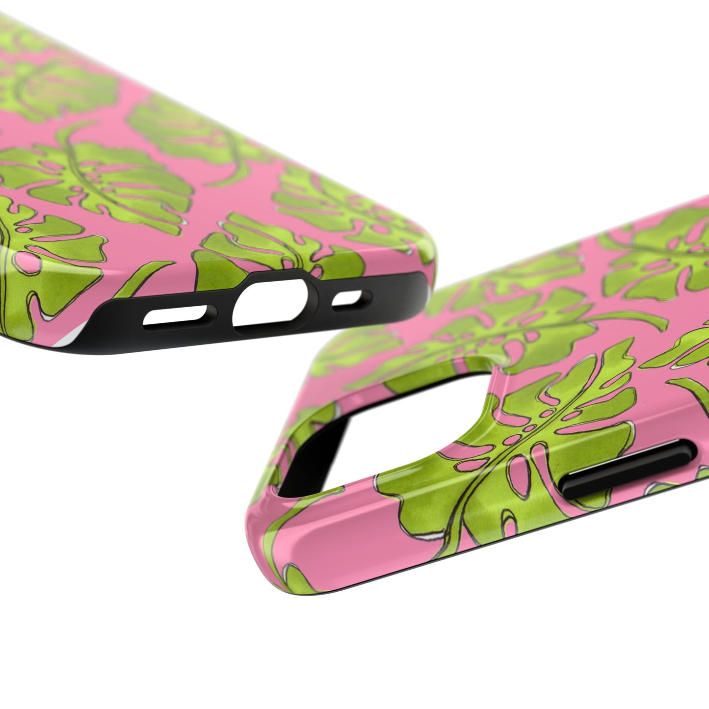 Big Leaf Pink Phone Case