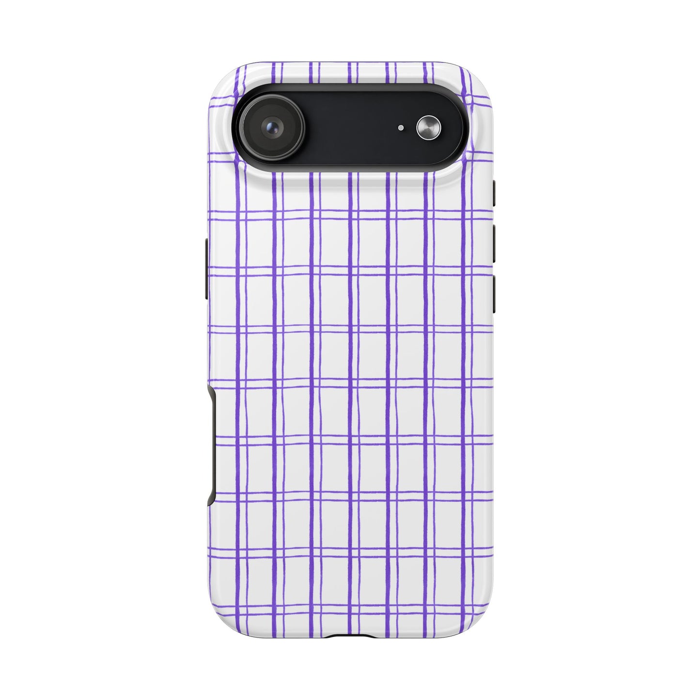 Kitchen Plaid White / Blue Phone Case