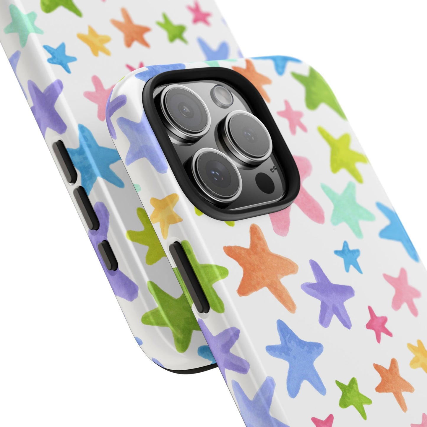 Happy Stars White Phone Case