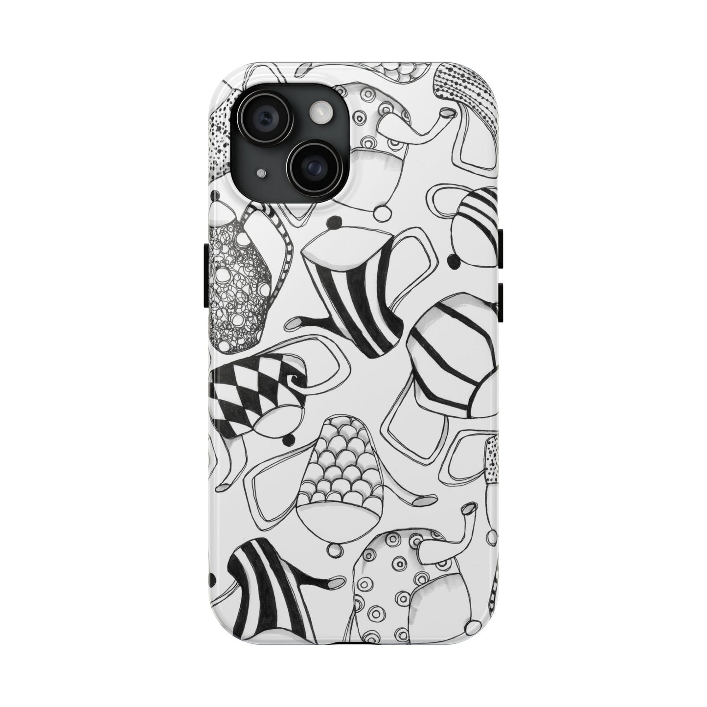 Coffee, Tea Anyone? White Phone Case