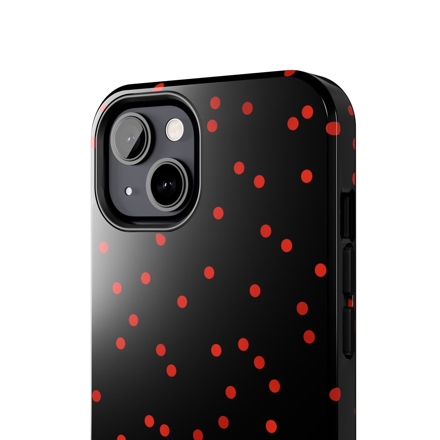 Space Dots Black / Red Phone Case