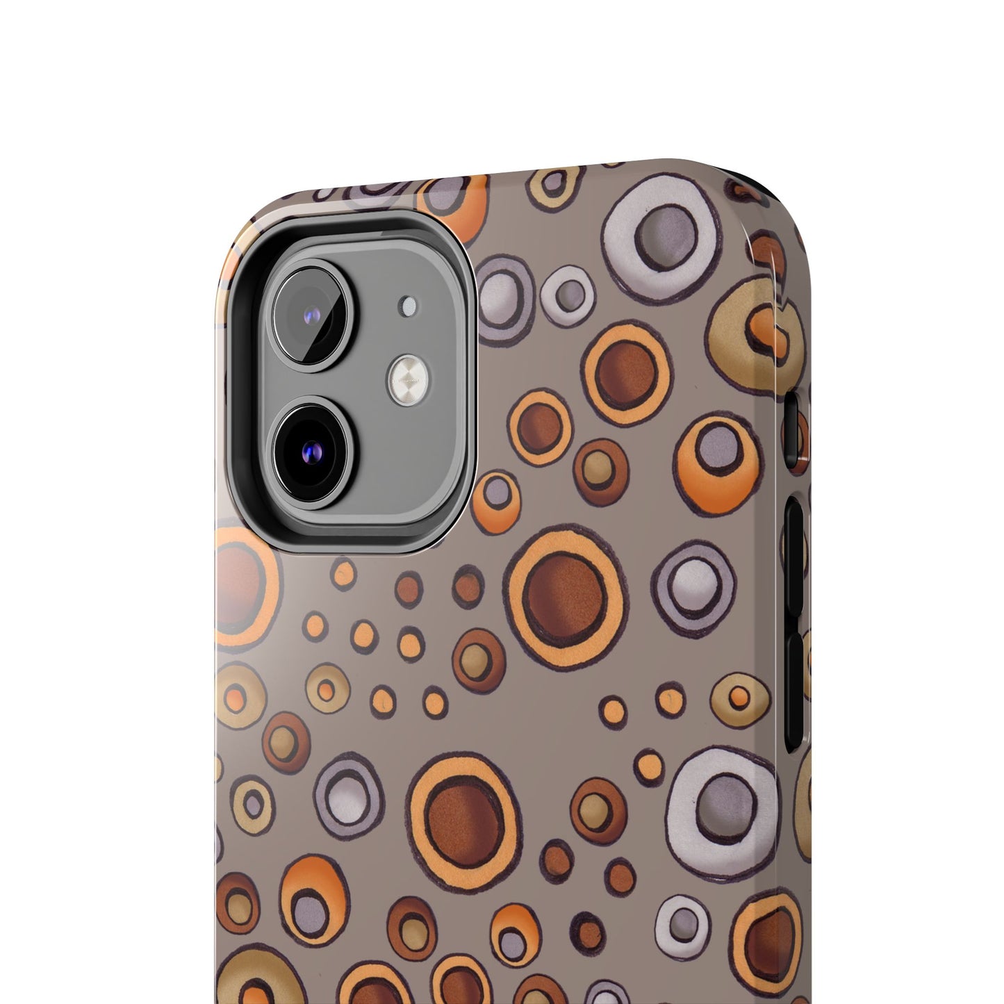 Doggy Dots Gray Phone Case