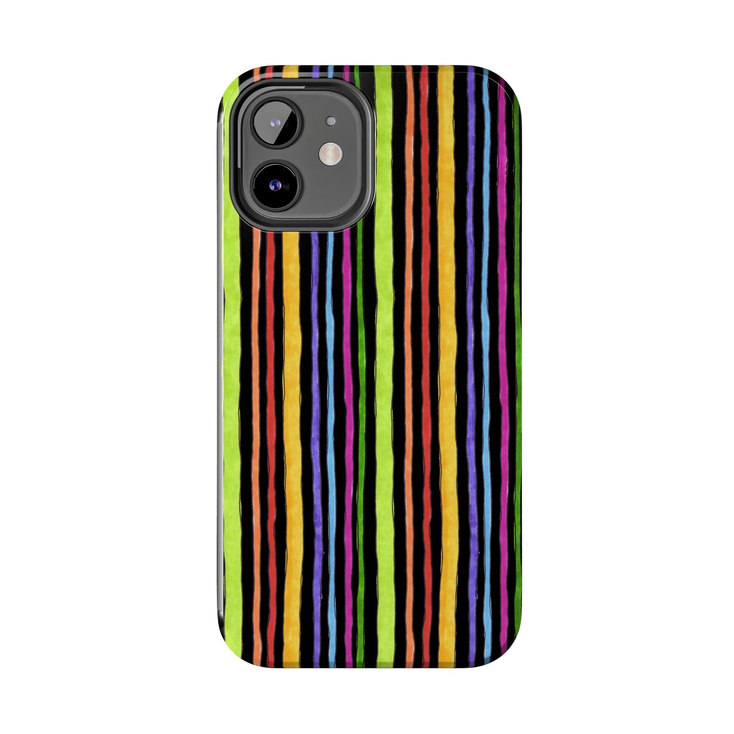 Stripe Fancy Black Phone Case