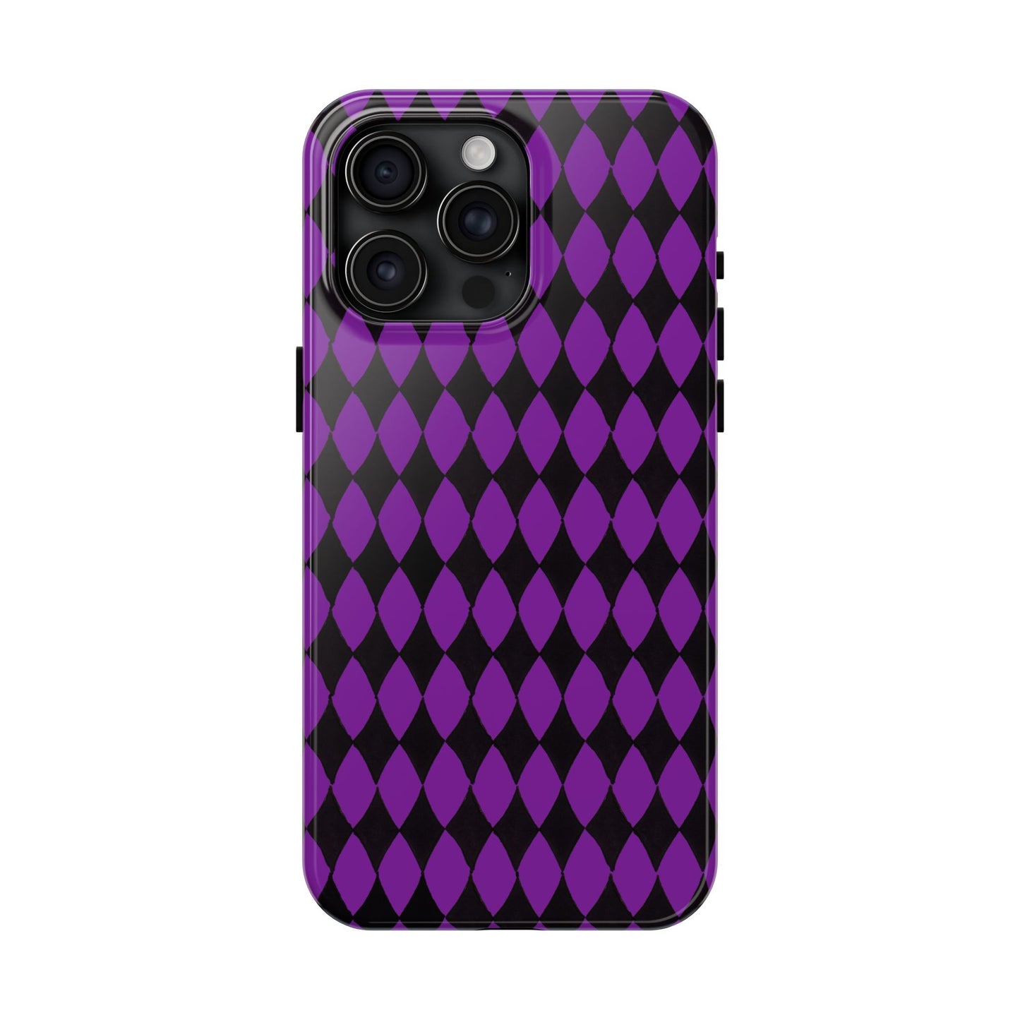 Diamond Purple / Black Phone Case