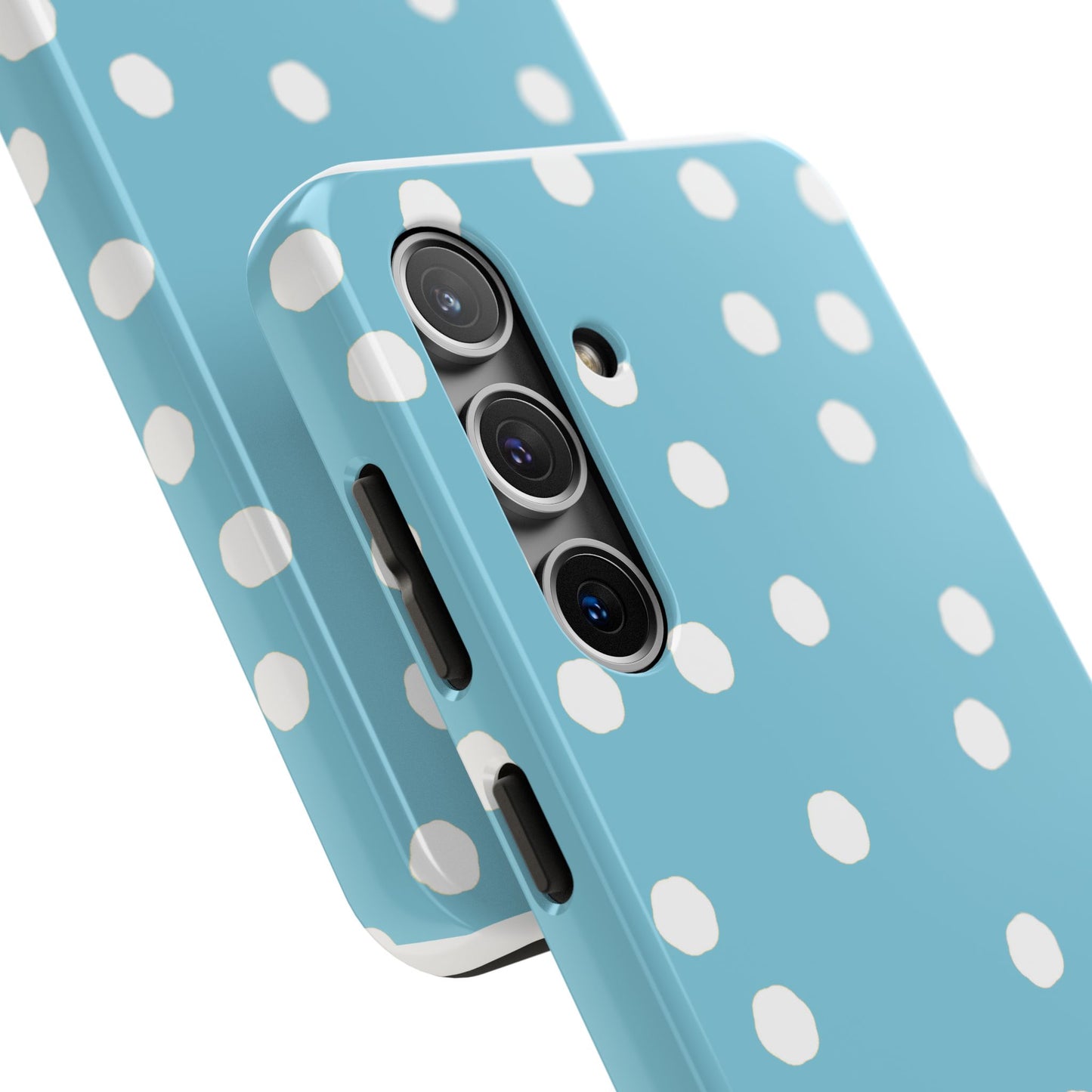 Jumbo Dots Turquoise / White Phone Case