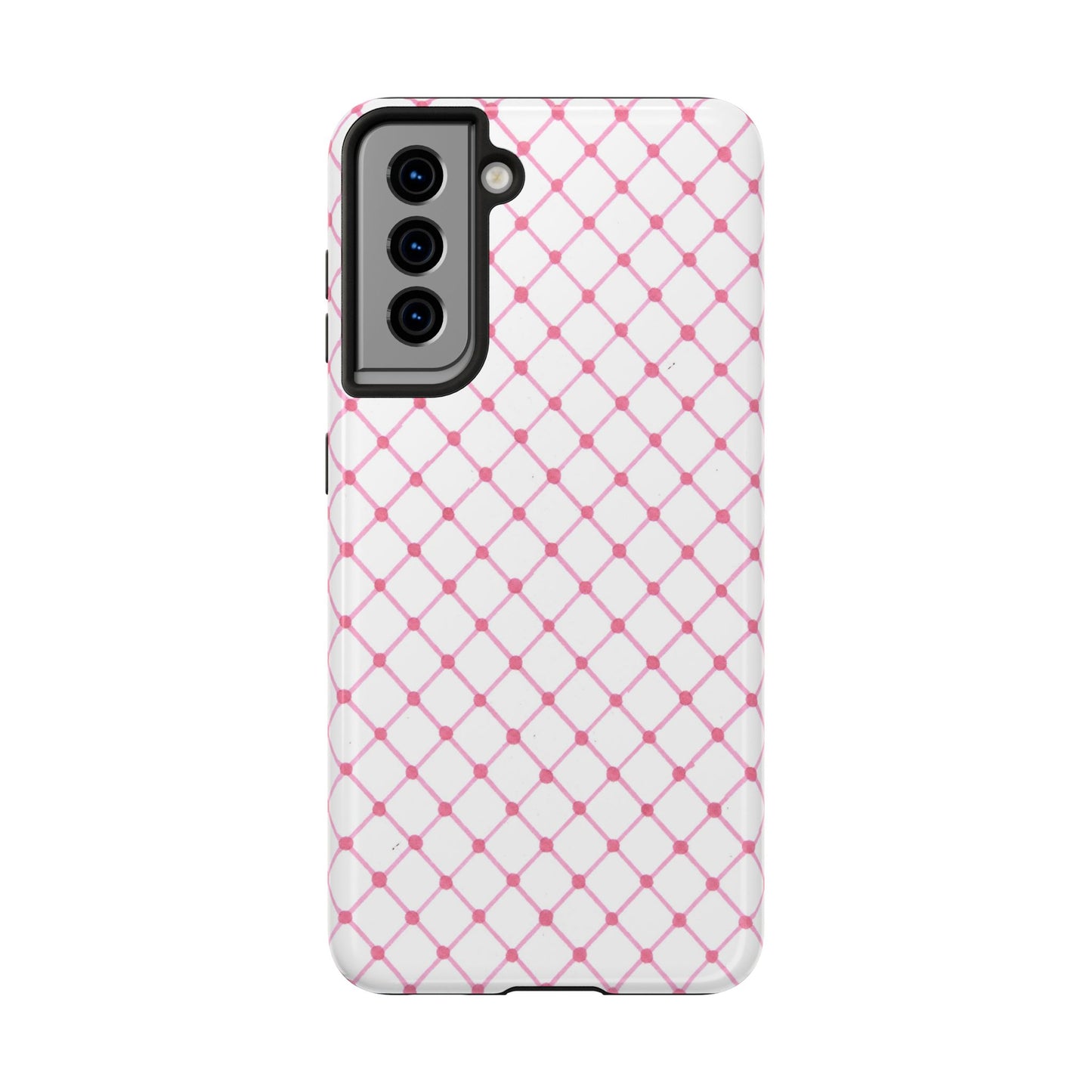 Cyclone Fence White / Pink Phone Case