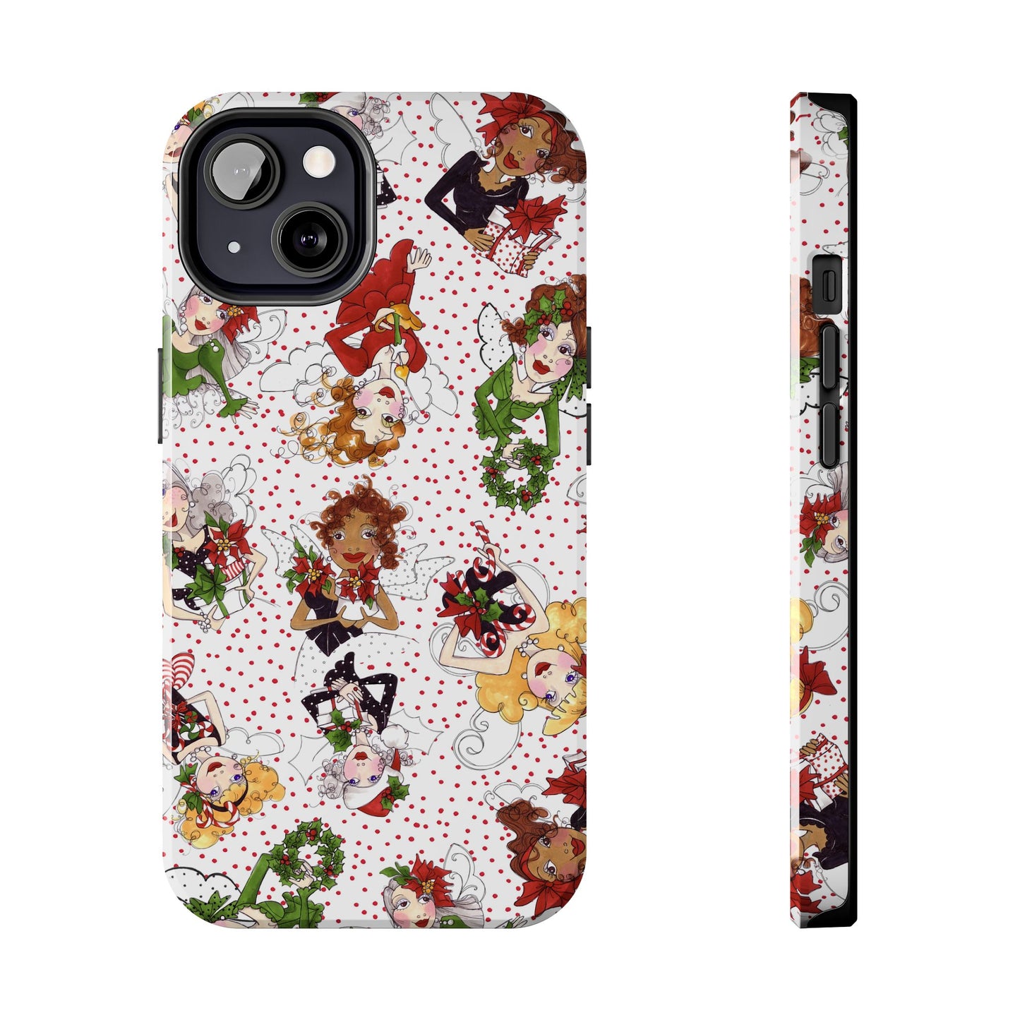 Fairy Toss White / Red Phone Case
