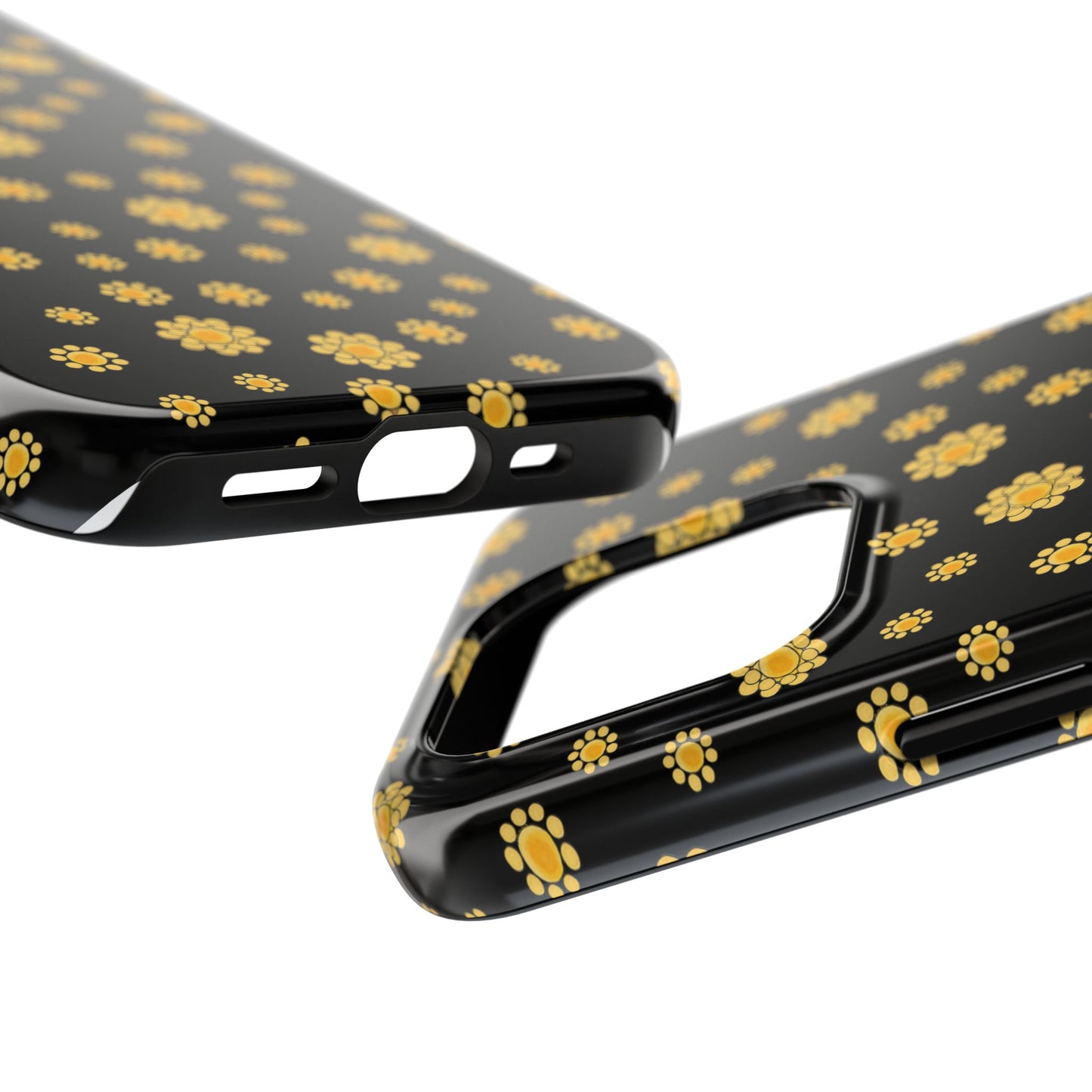 Bandana Dots Black / Yellow Phone Case