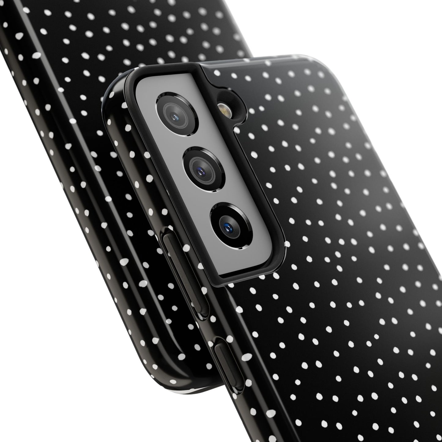 Dinky Dots Black / White Phone Case