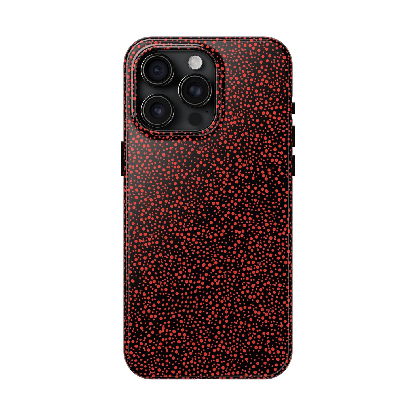 Confetti Red / Black Phone Case