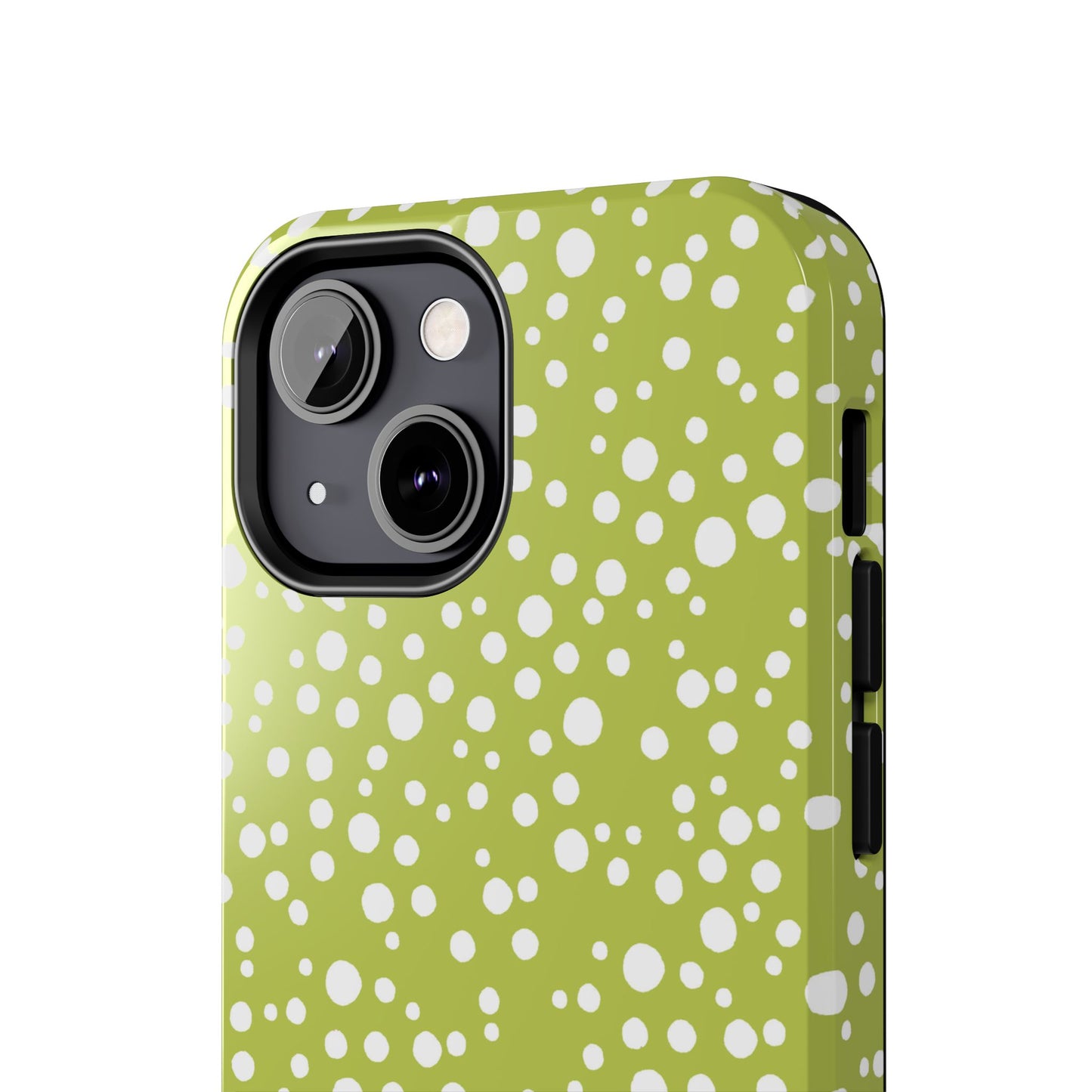 Balloon Dots Green / White Phone Case