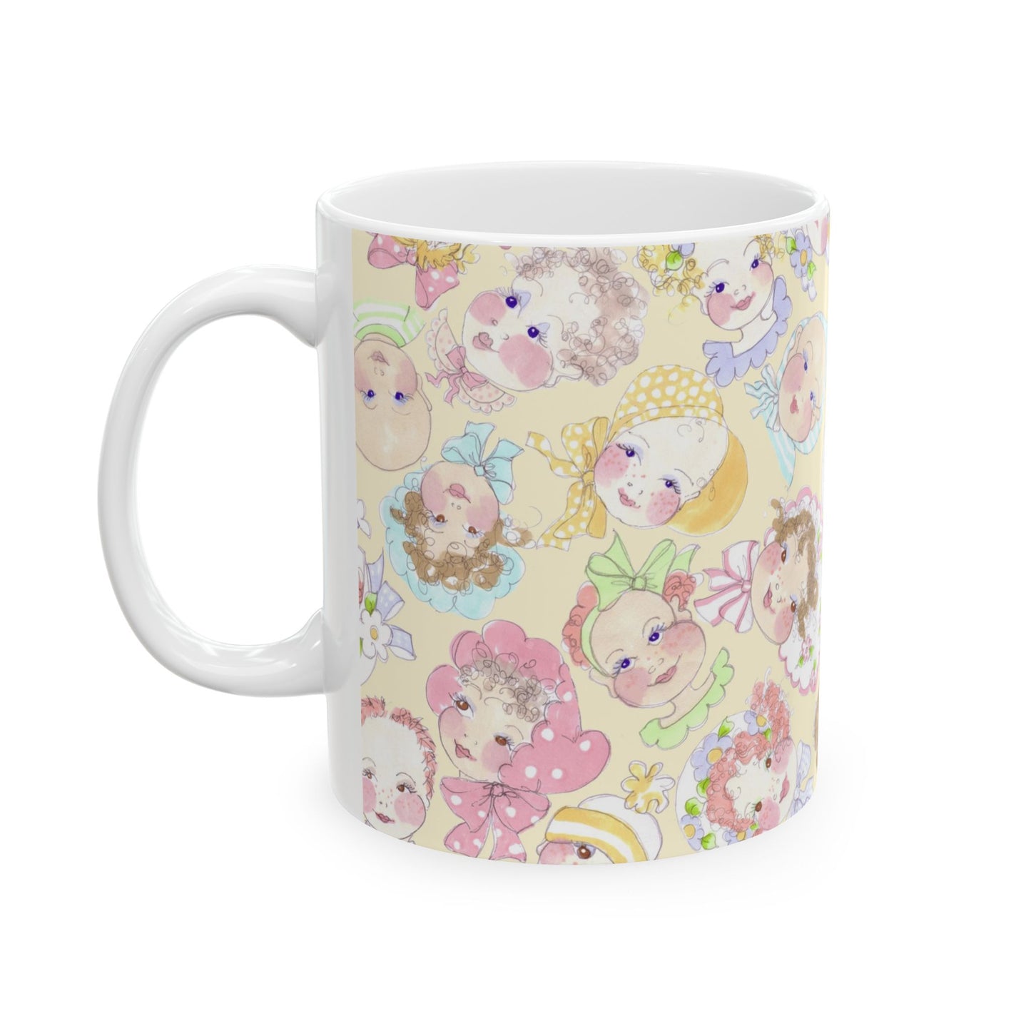 Baby Face Yellow Cup