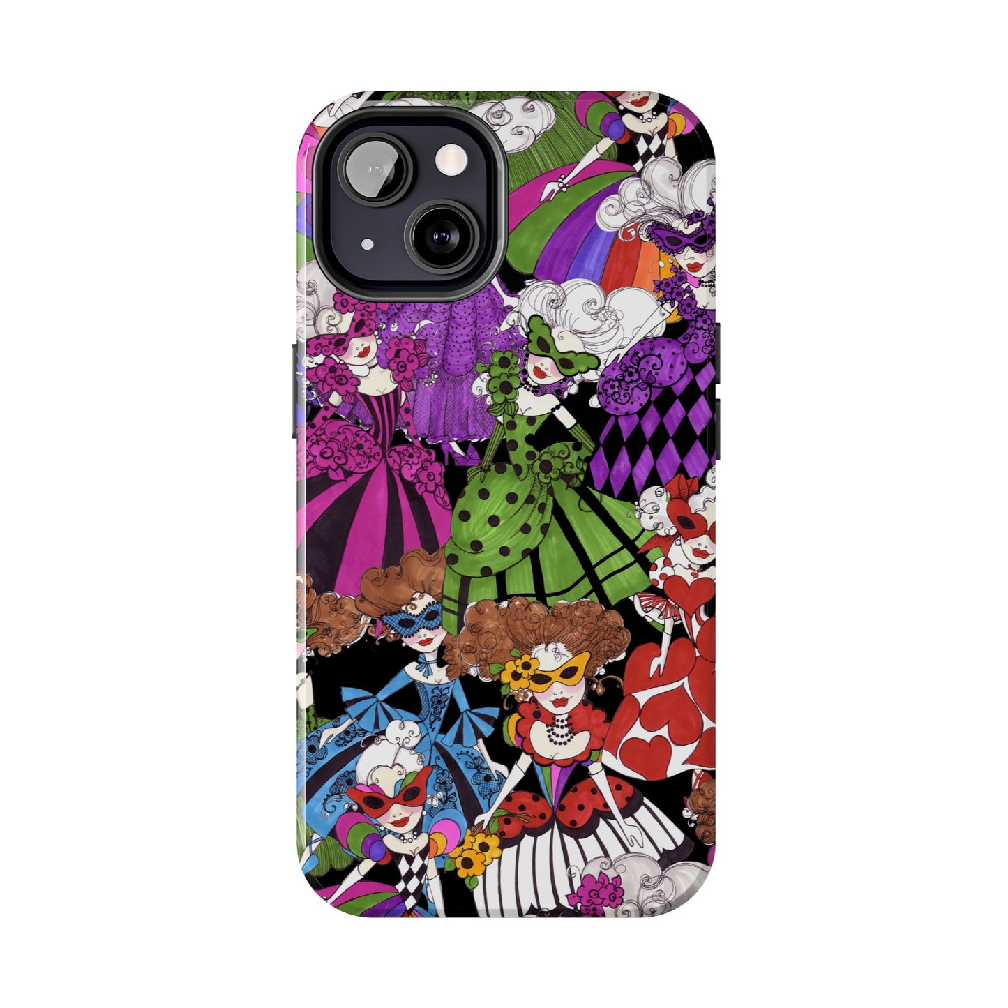 Crowded Dance Floor Black Phone Case
