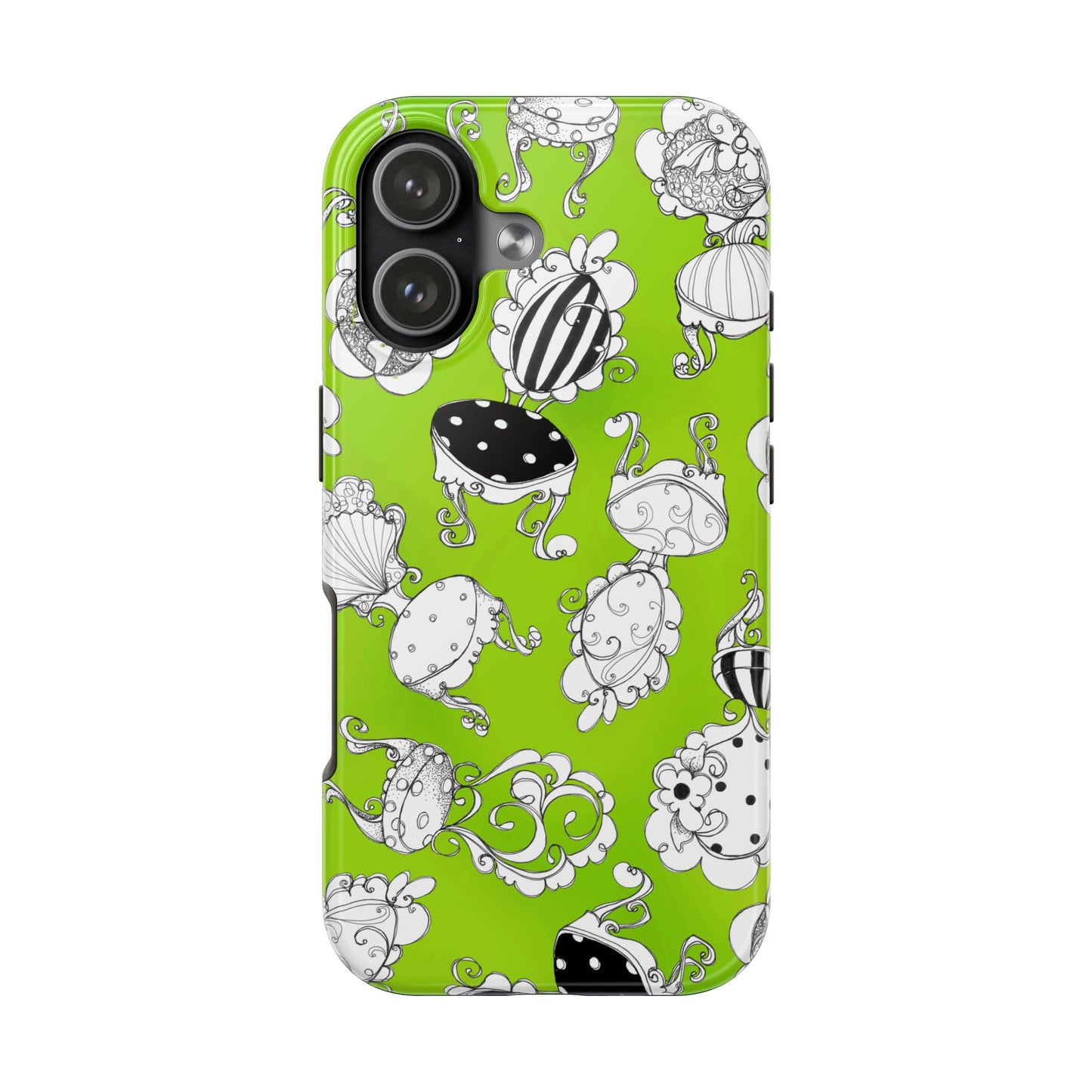 Bistro Chairs Lime Phone Case