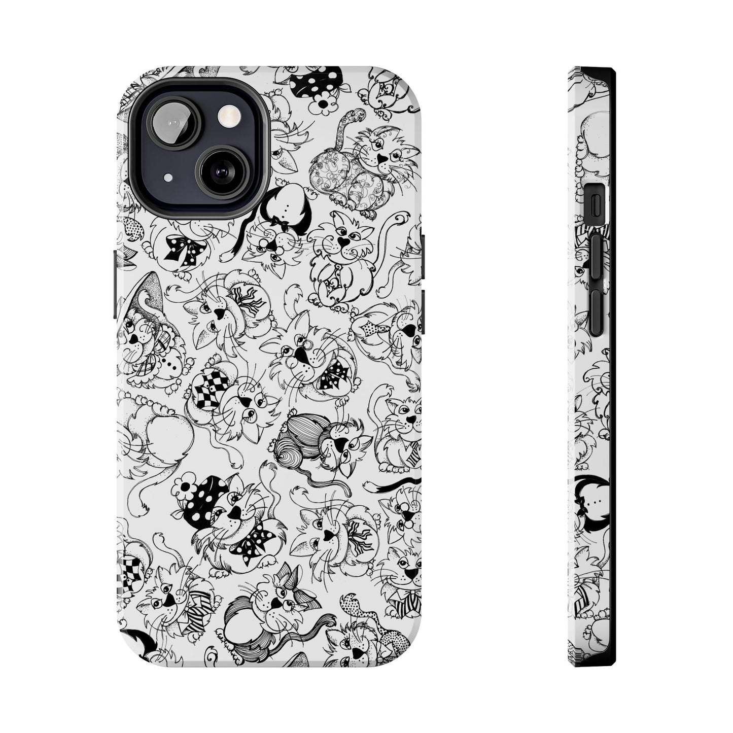 So Kitties Tossed White Phone Case