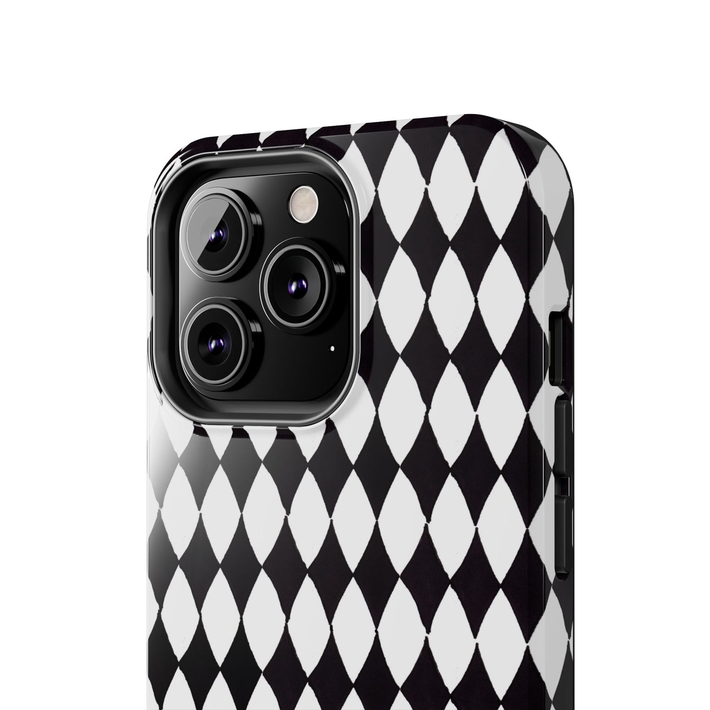 Diamond White / Black Phone Case