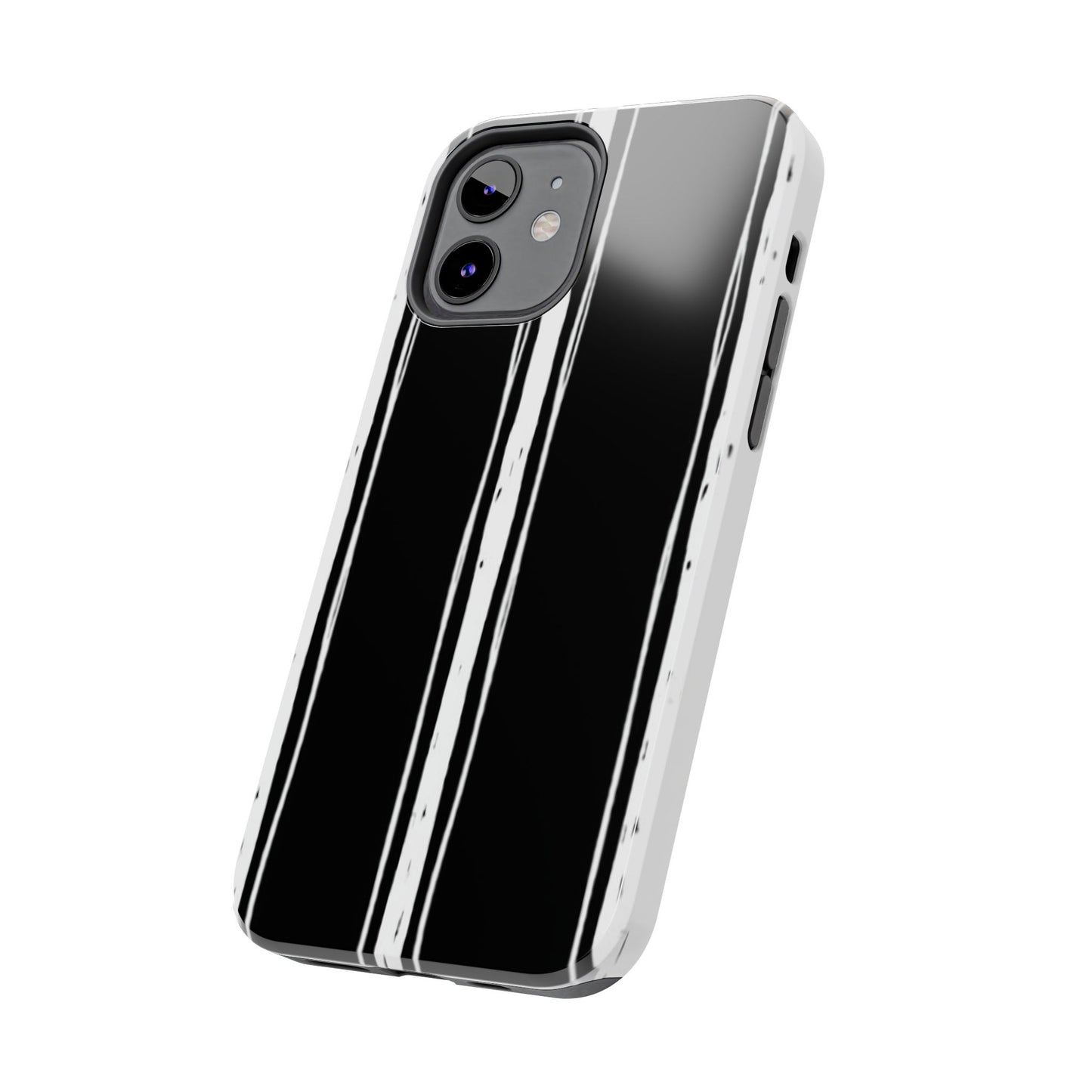 Black / White Stripe Phone Case
