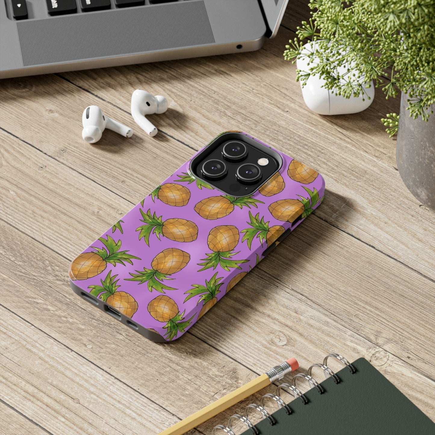Pineapple Toss Lilac Phone Case