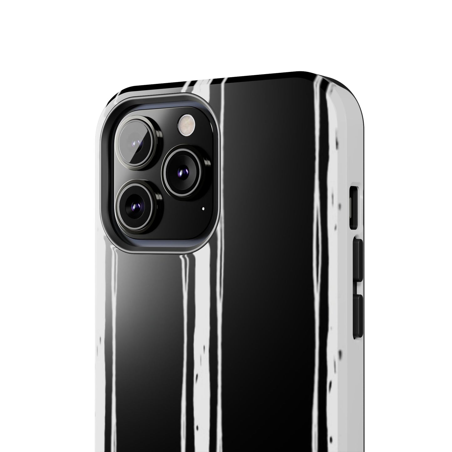 Black / White Stripe Phone Case
