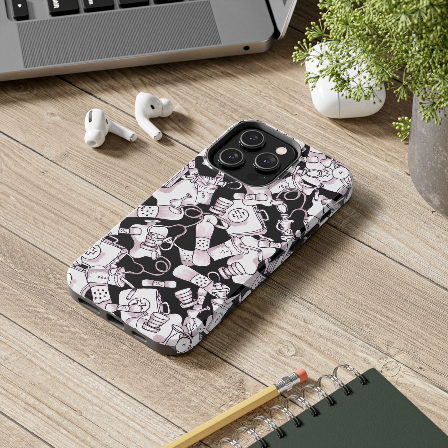 Med Stuff Black Phone Case