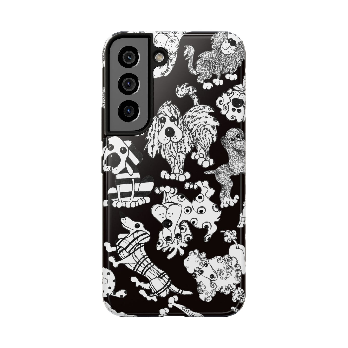 Dear Doggies Black Phone Case