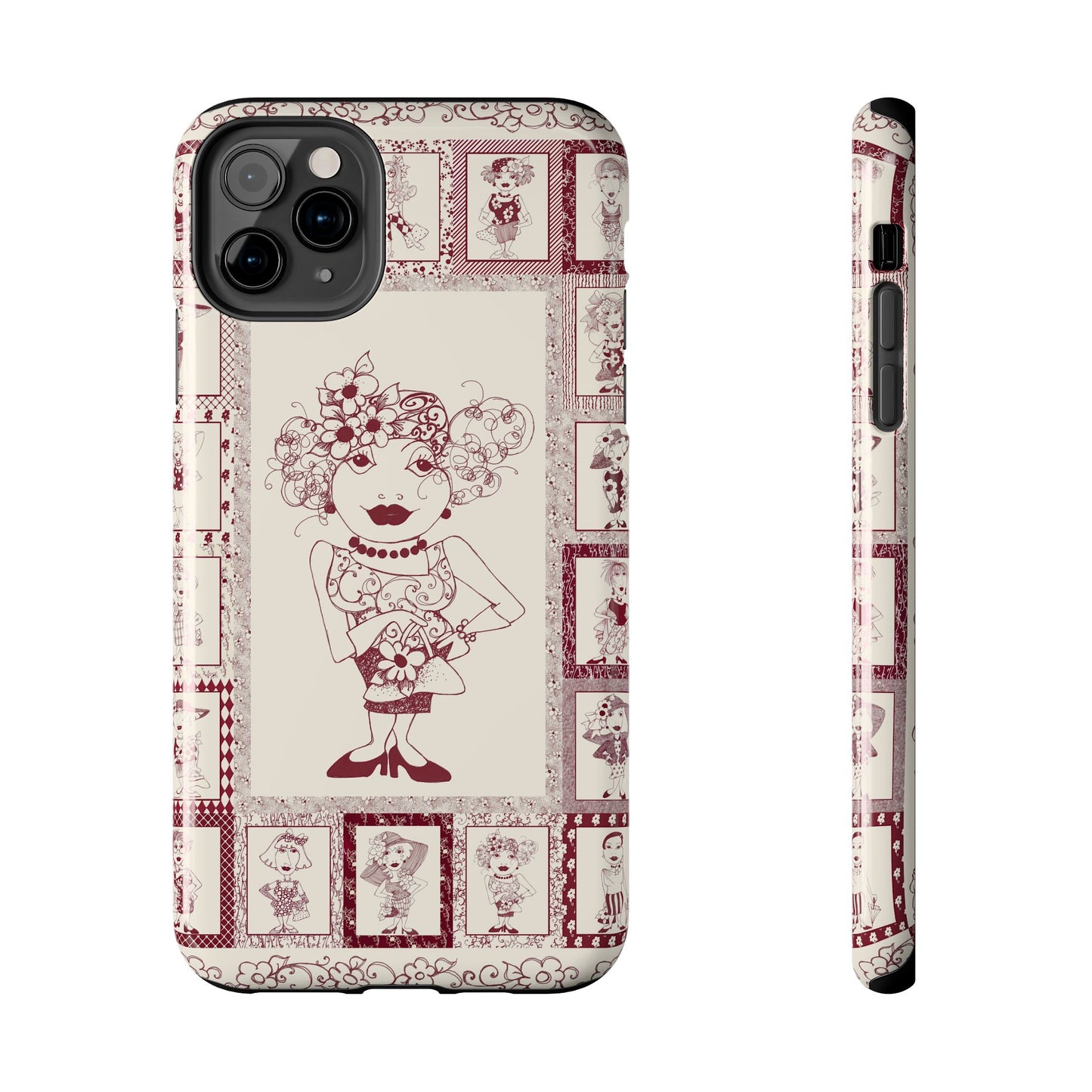 Redheads Portrait Phone Case