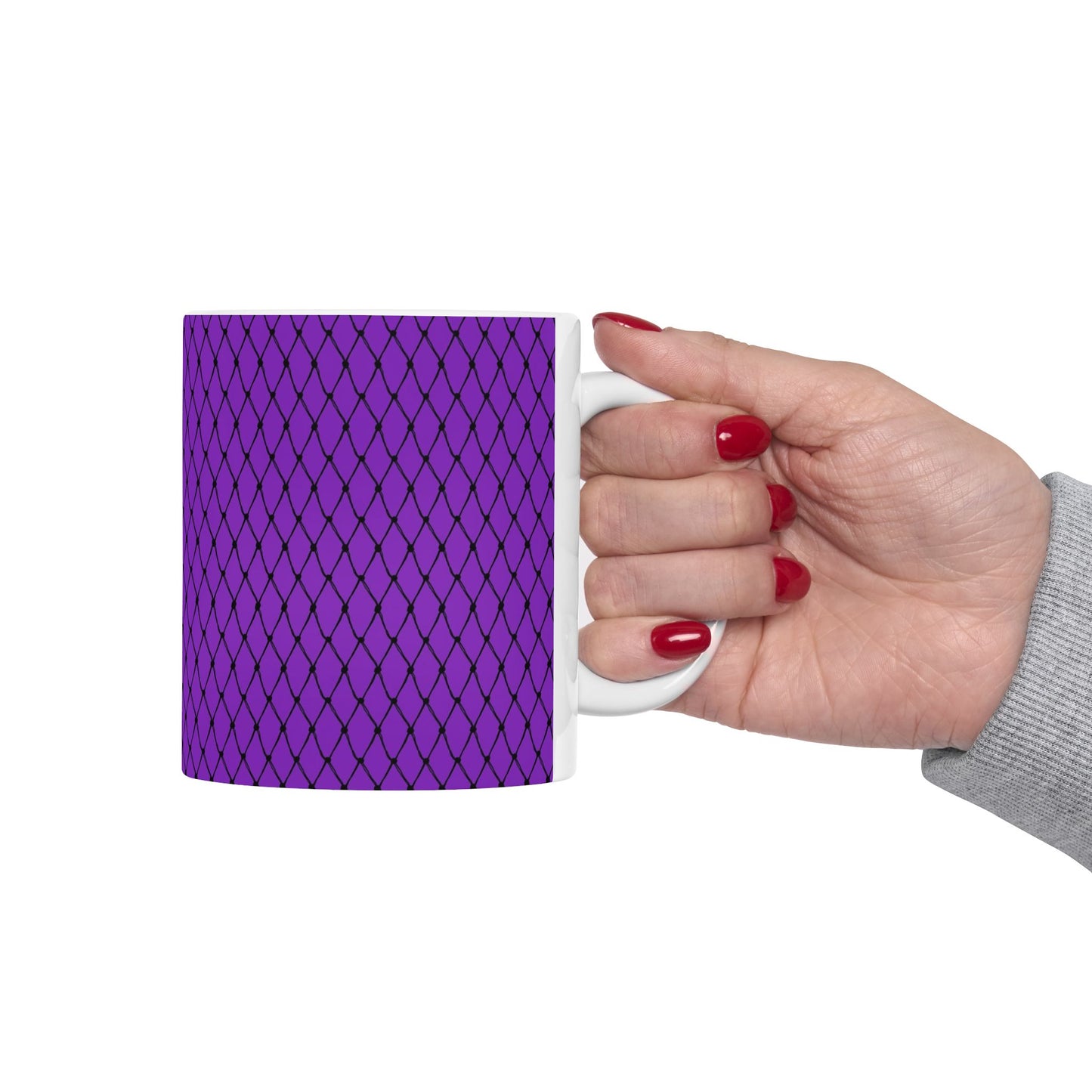 Fishnet Purple Cup