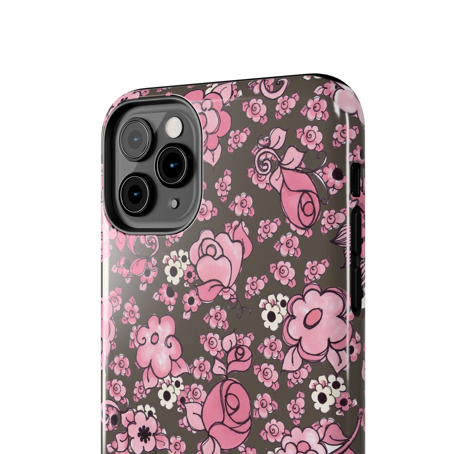Profuse Posies Mocha Phone Case