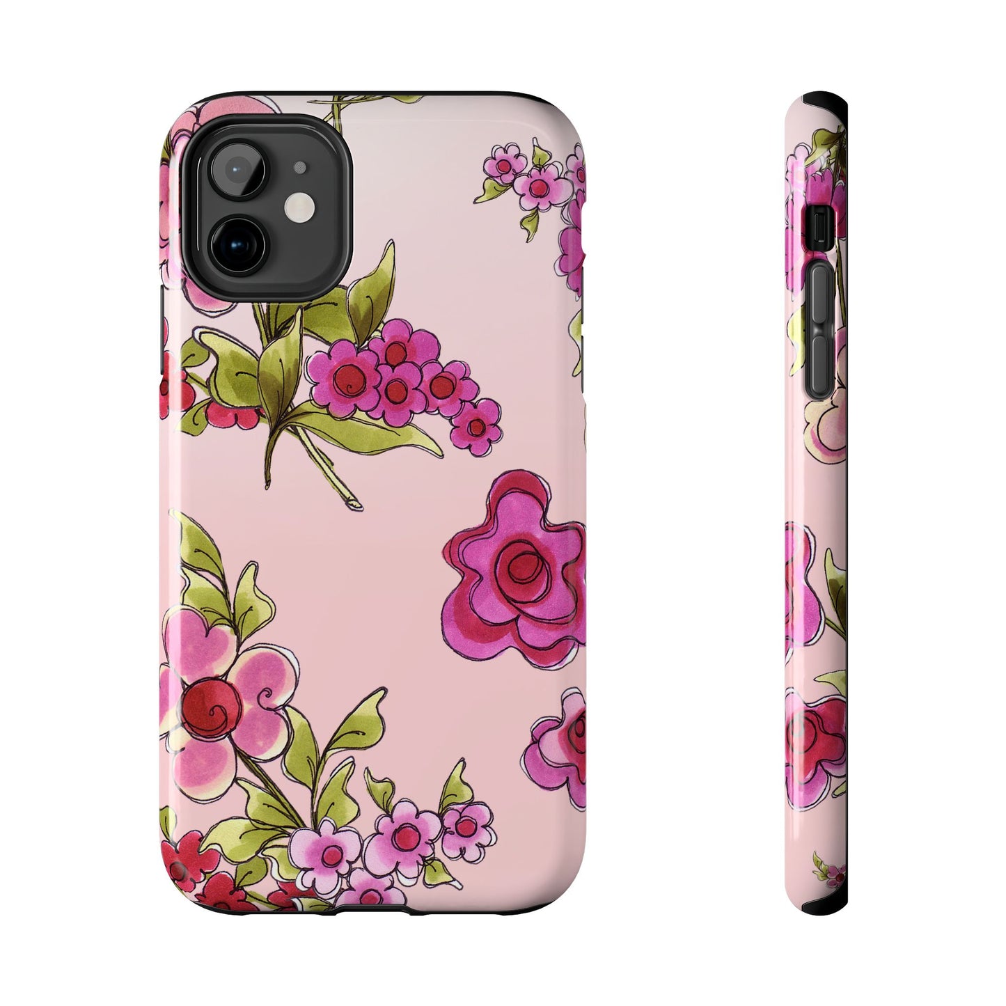 Jumbo Floral Pink Phone Case
