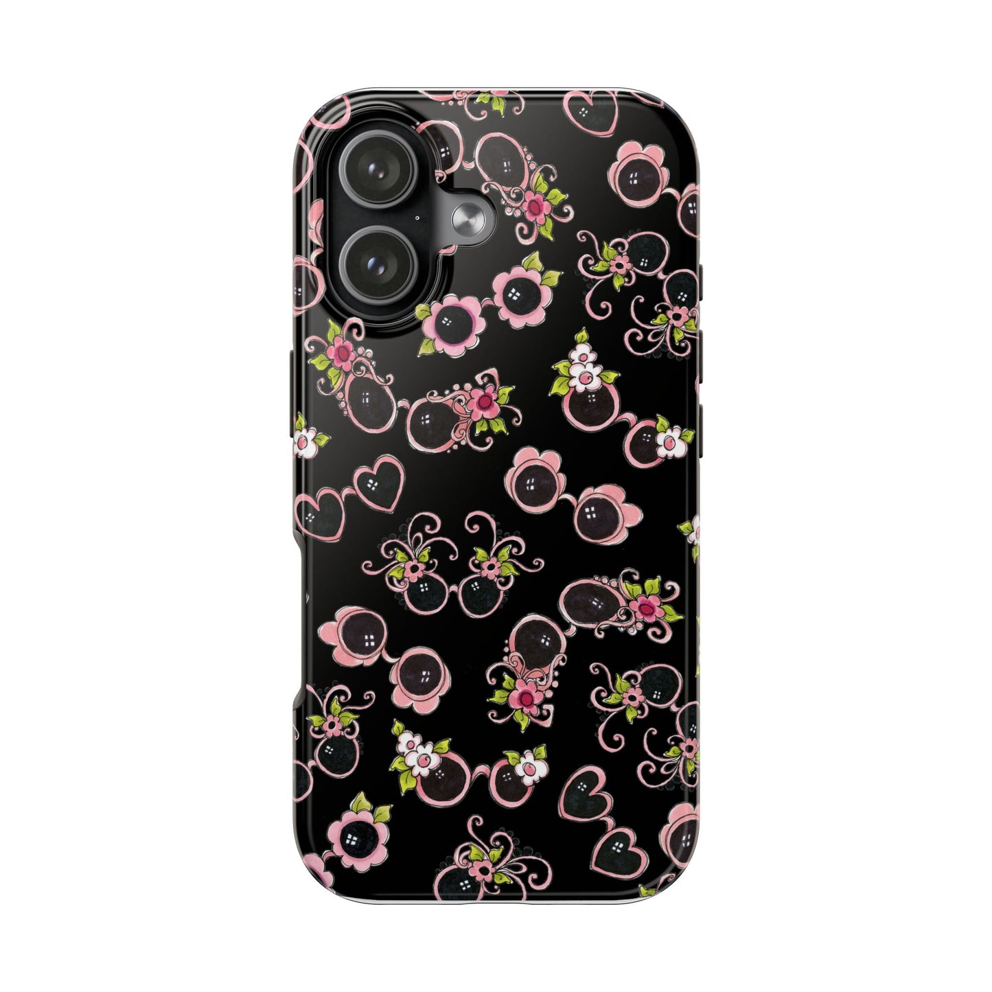 Tossed Shades Black Phone Case