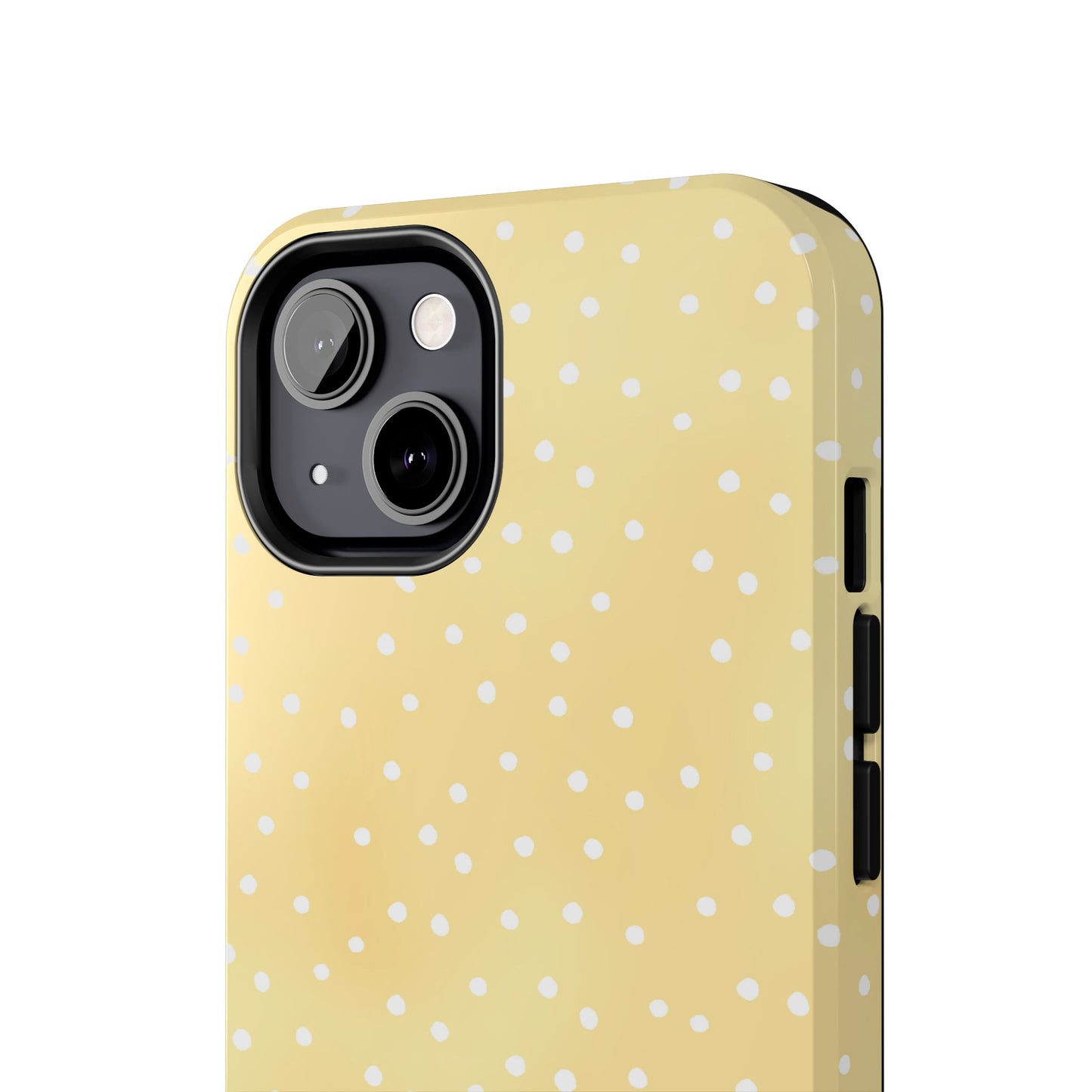Petite Dots Sunshine / White Phone Case