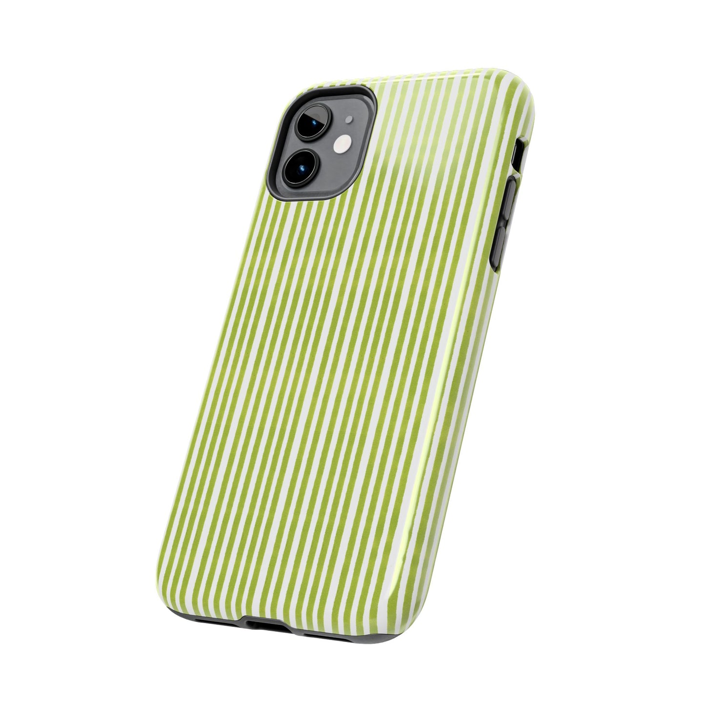 Lazy Stripe Lime Phone Case