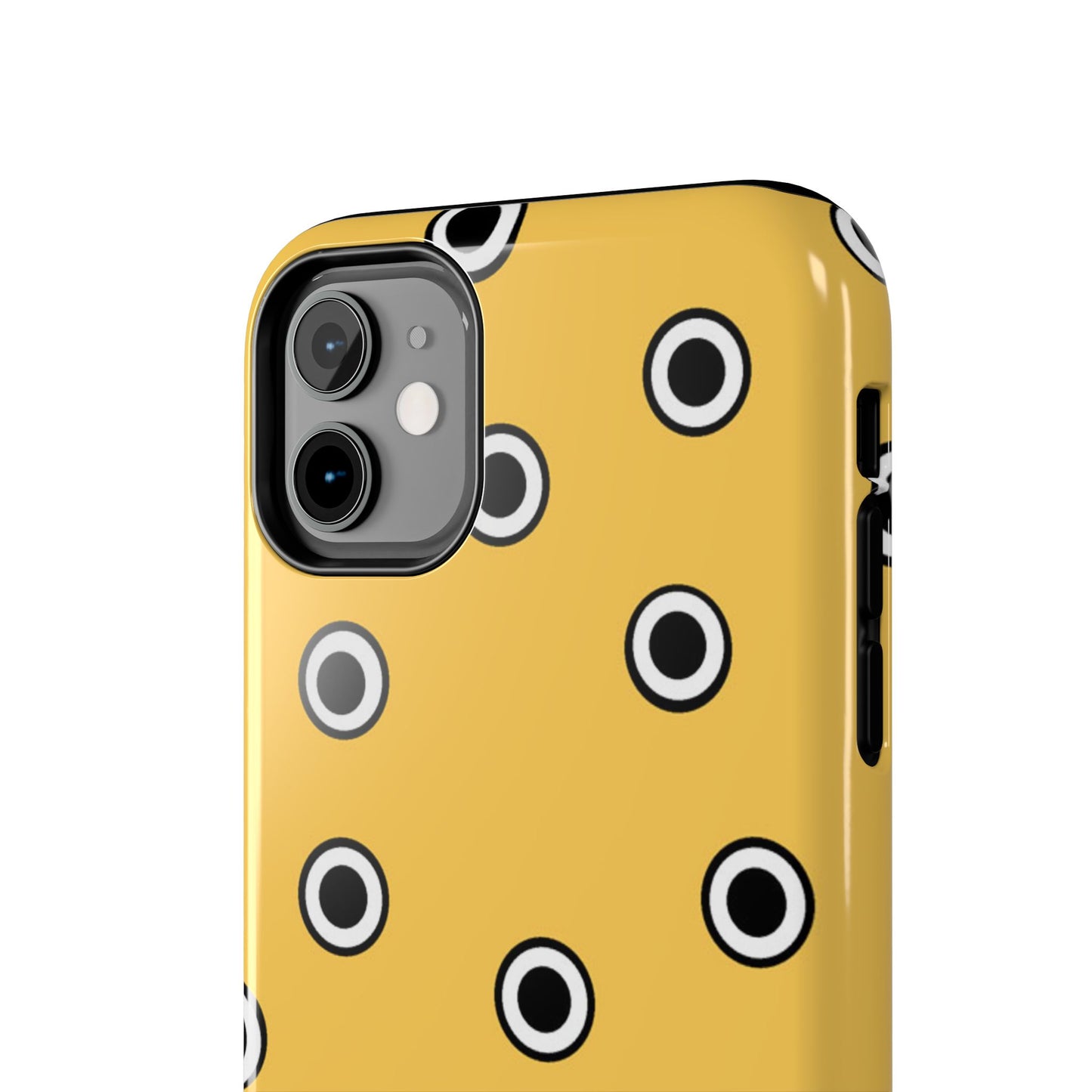 CD Dots Yellow / Black Phone Case