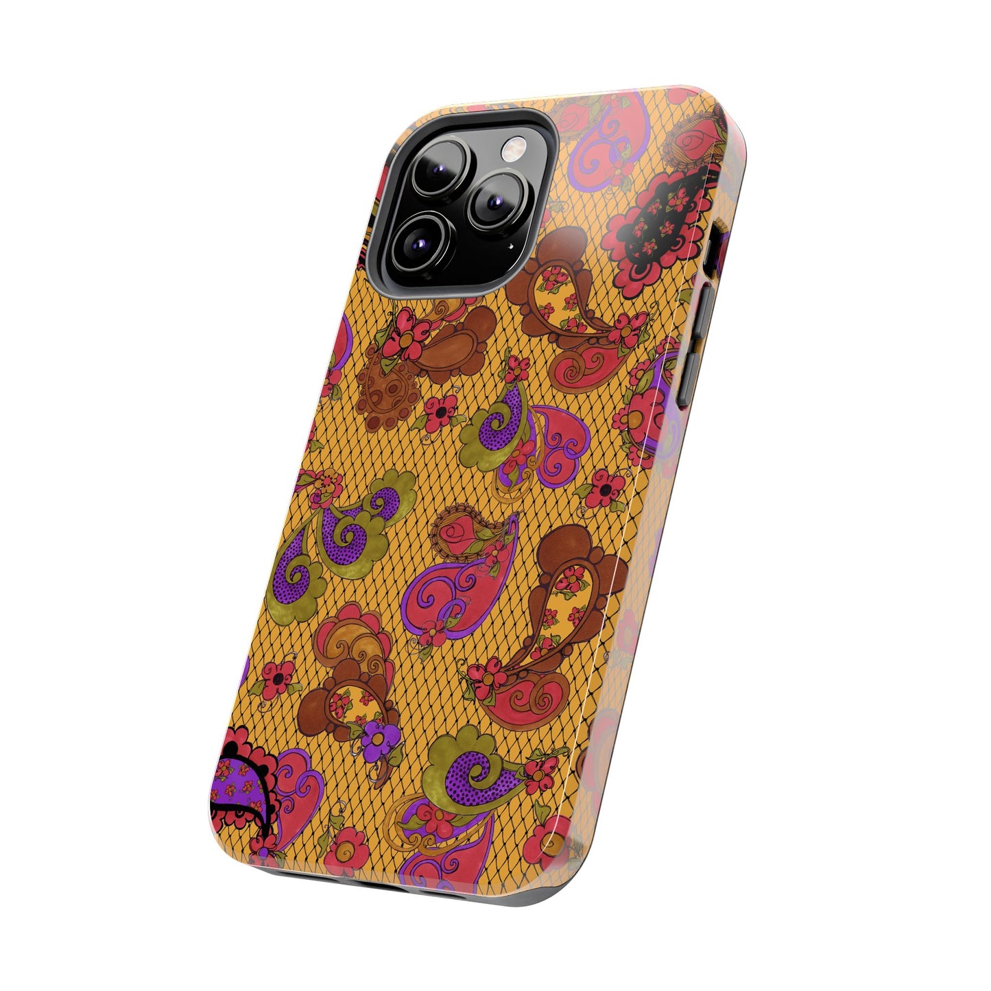 Posie Paisley Gold Phone Case