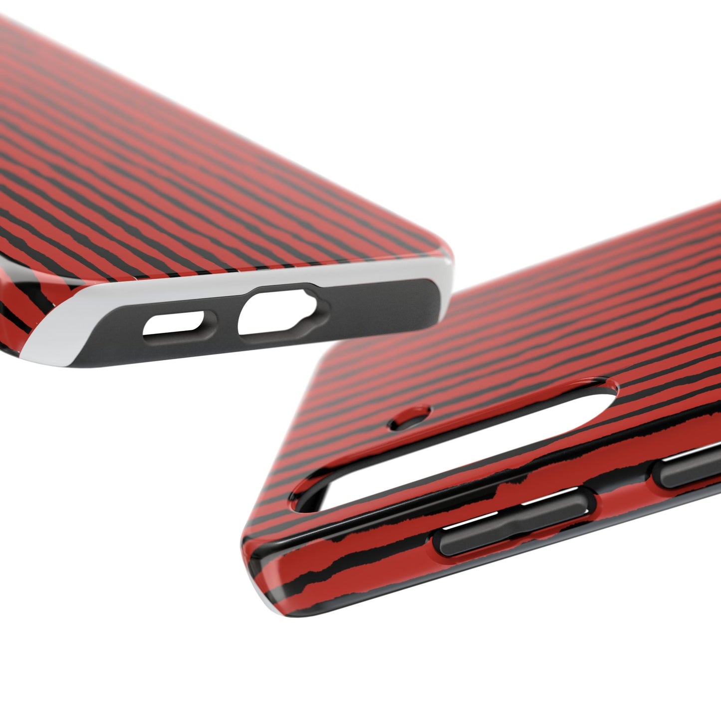 Sorta Stripe Red / Black Phone Case