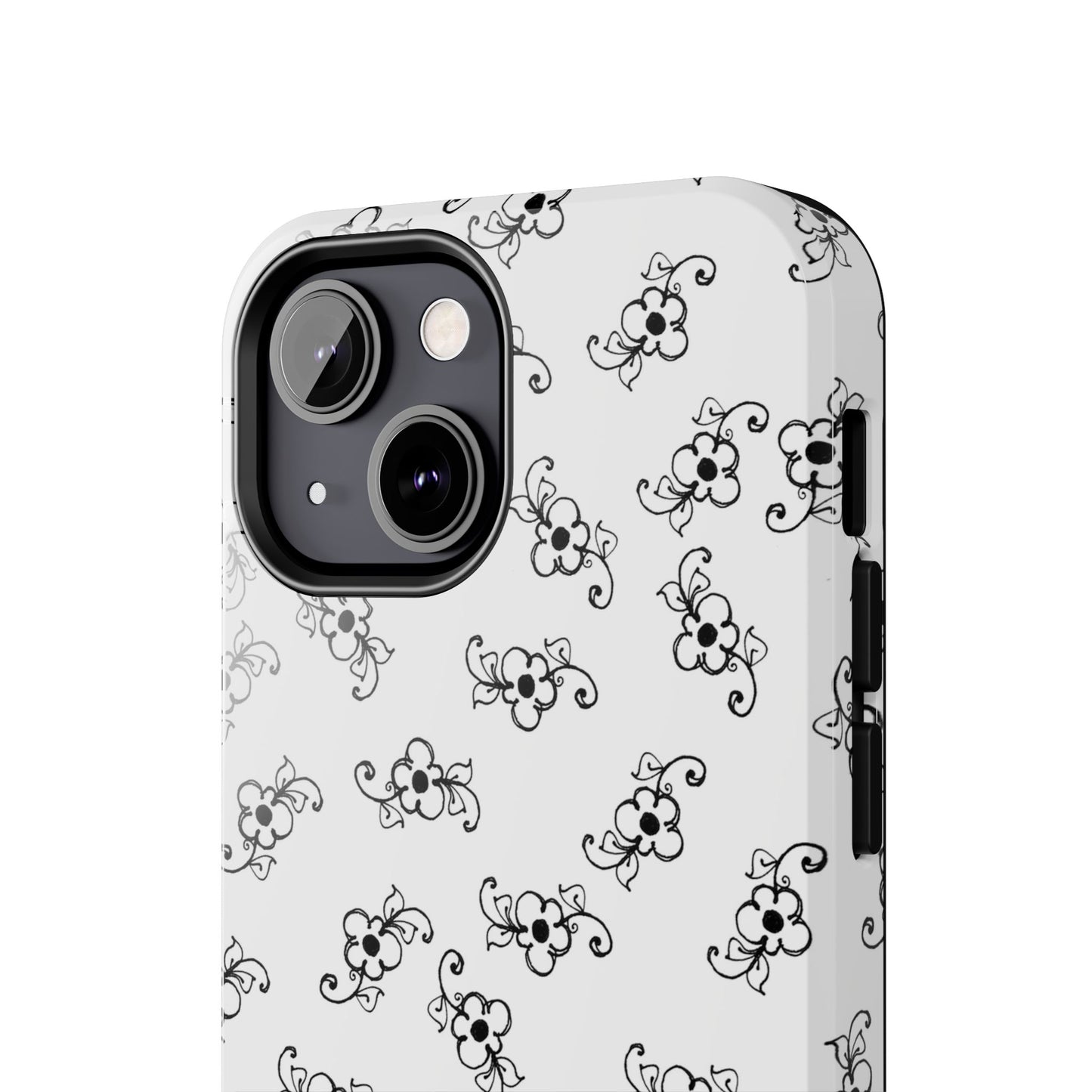 Favorite Daisies White / Black Phone Case