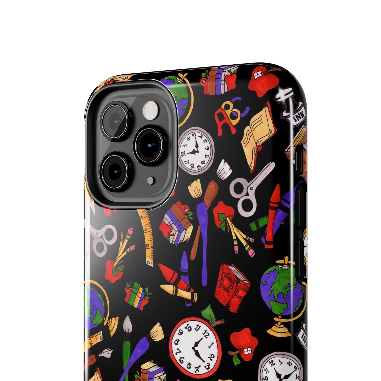 School Stuff Black Phone Case