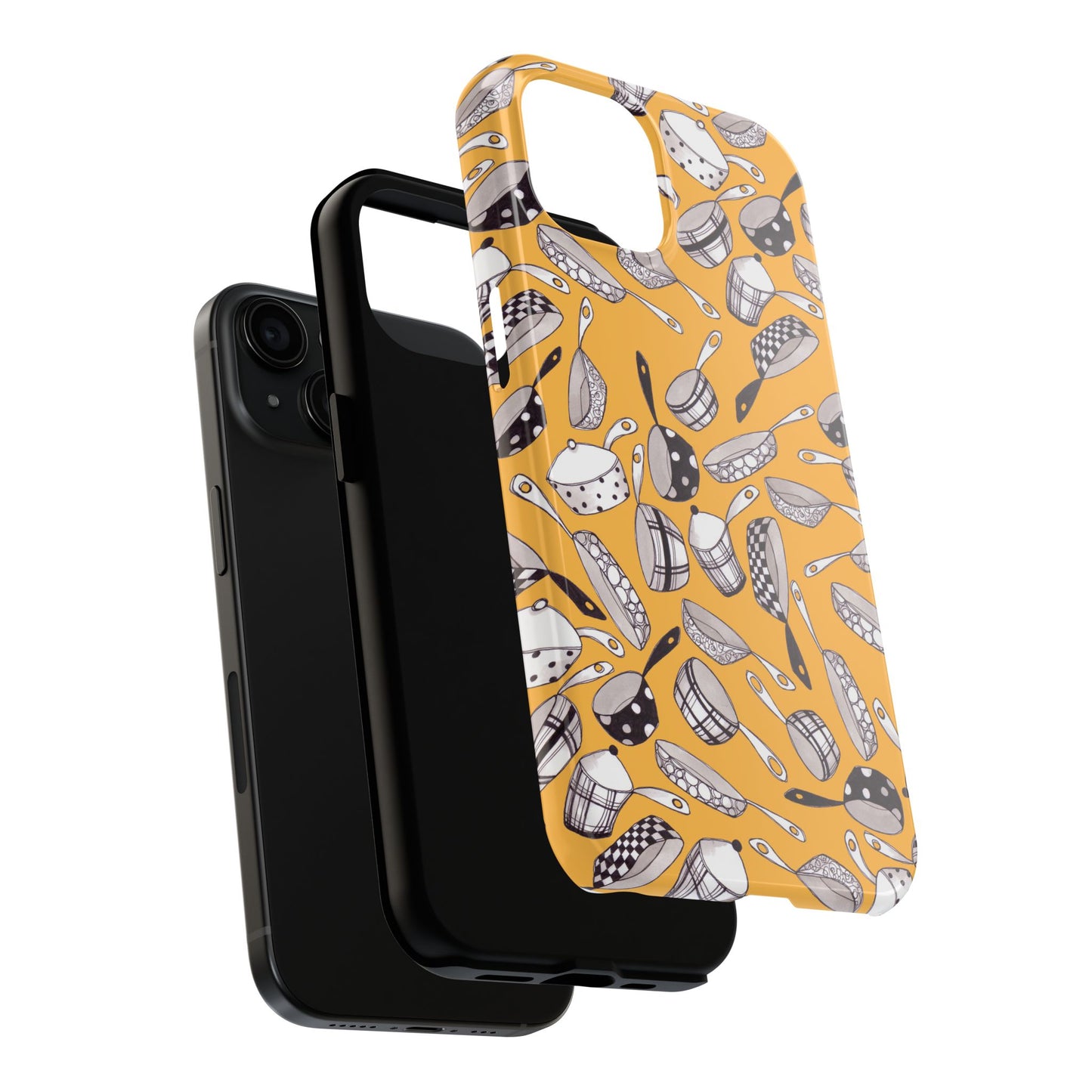 Pots & Pans Flyin' Yellow Phone Case