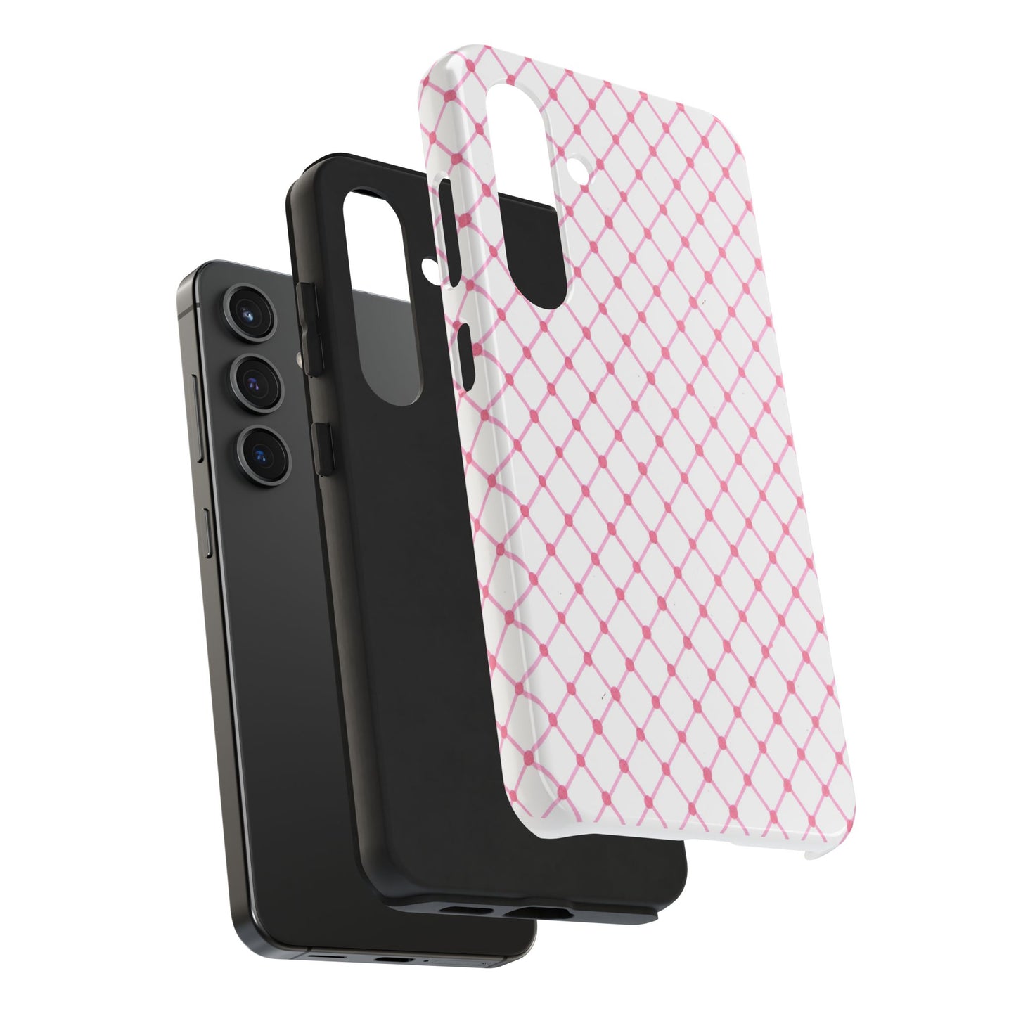 Diamond White / Pink Phone Case