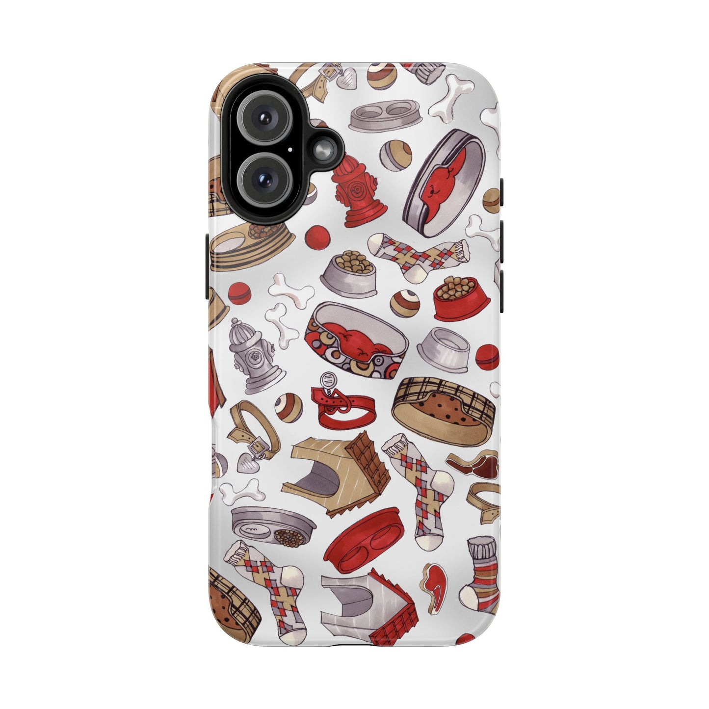 Doggie Stuff Gray Phone Case