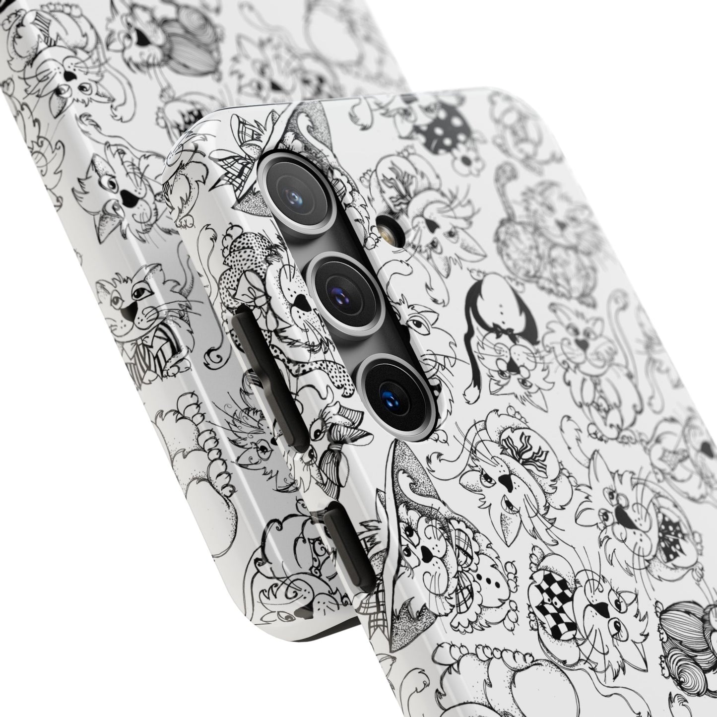 So Kitties Tossed White Phone Case