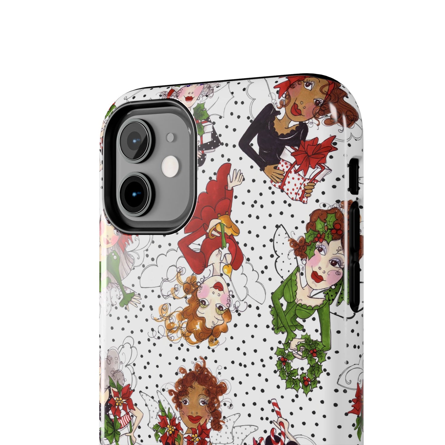 Fairy Toss White / Black Phone Case