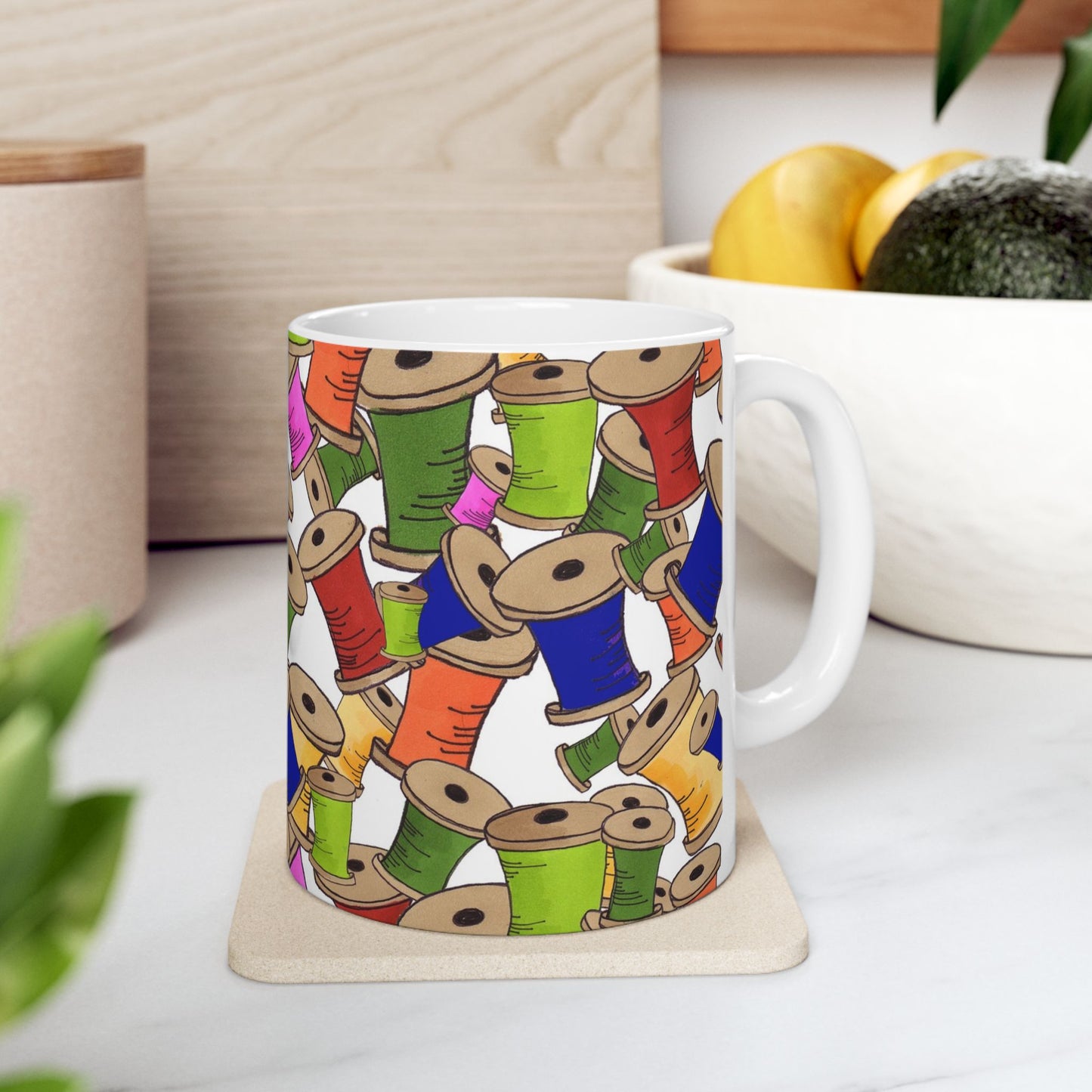 Spoolopoly White Cup