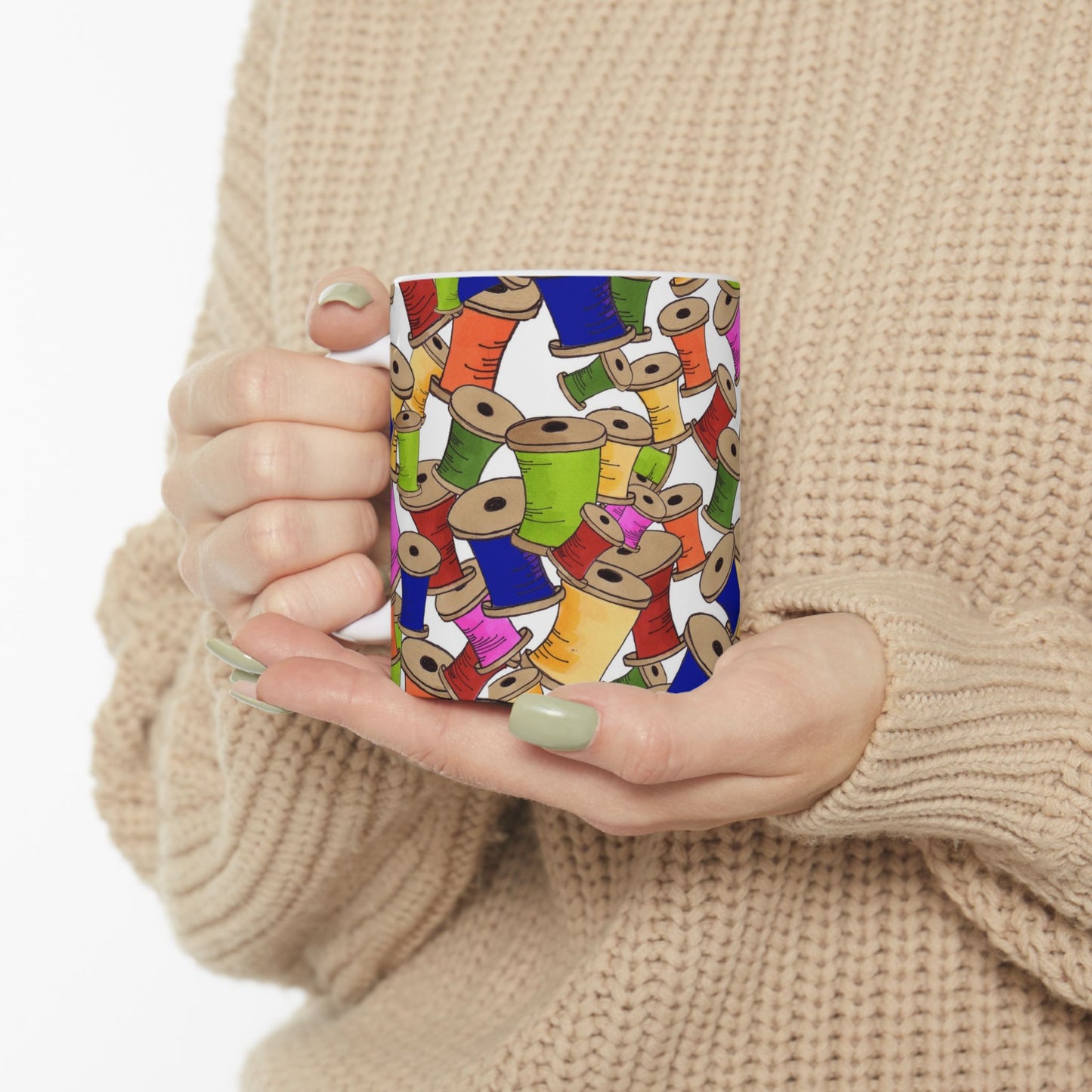Spoolopoly White Cup