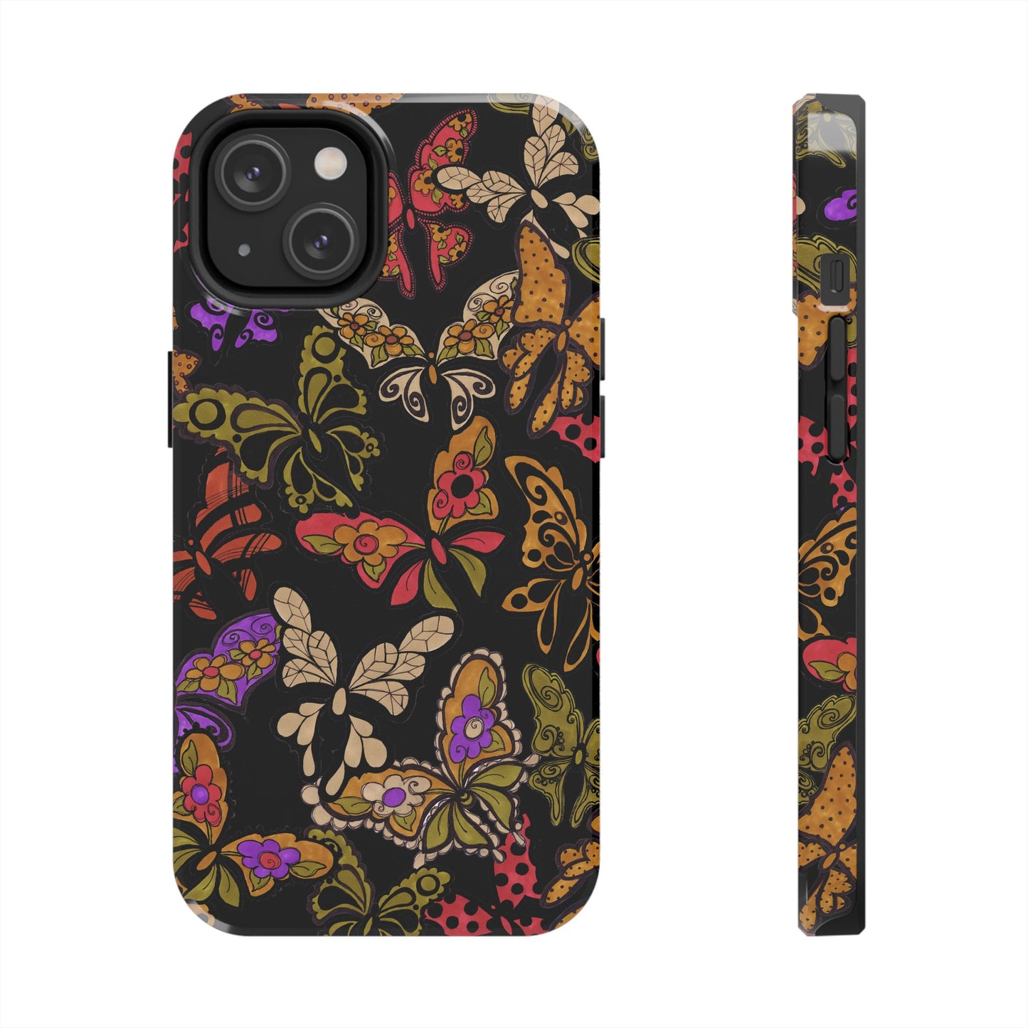 Flighty Black Phone Case