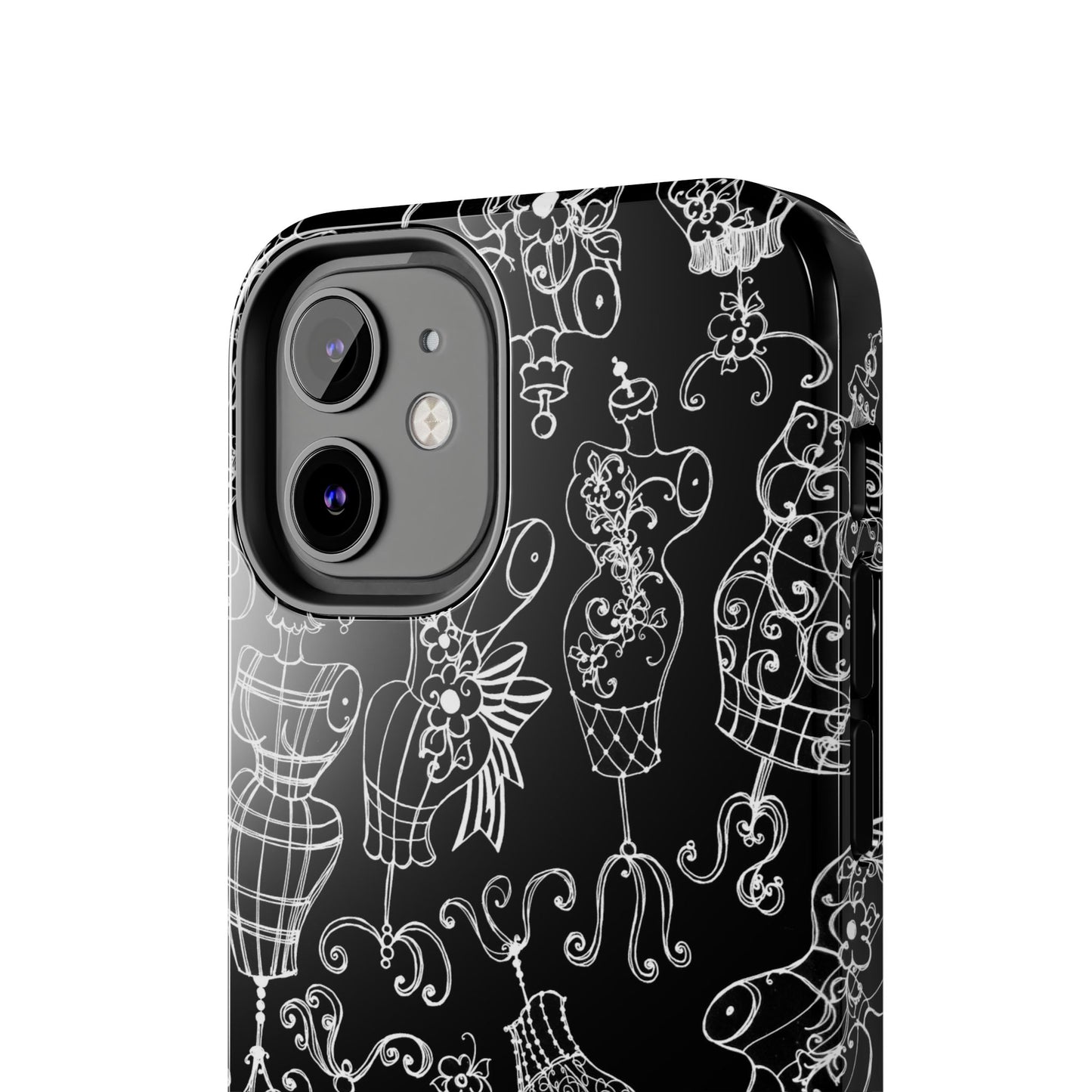 Mannequinique Black / White Phone Case