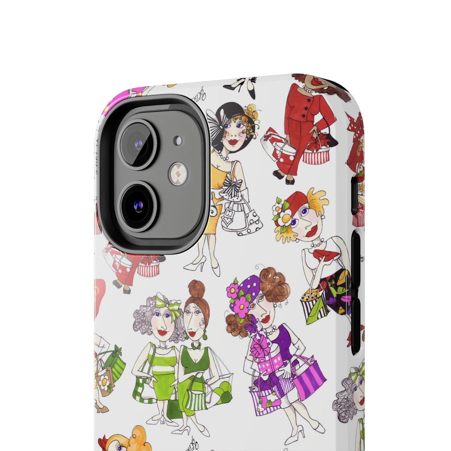 Gone Shopping Tossed White Phone Case