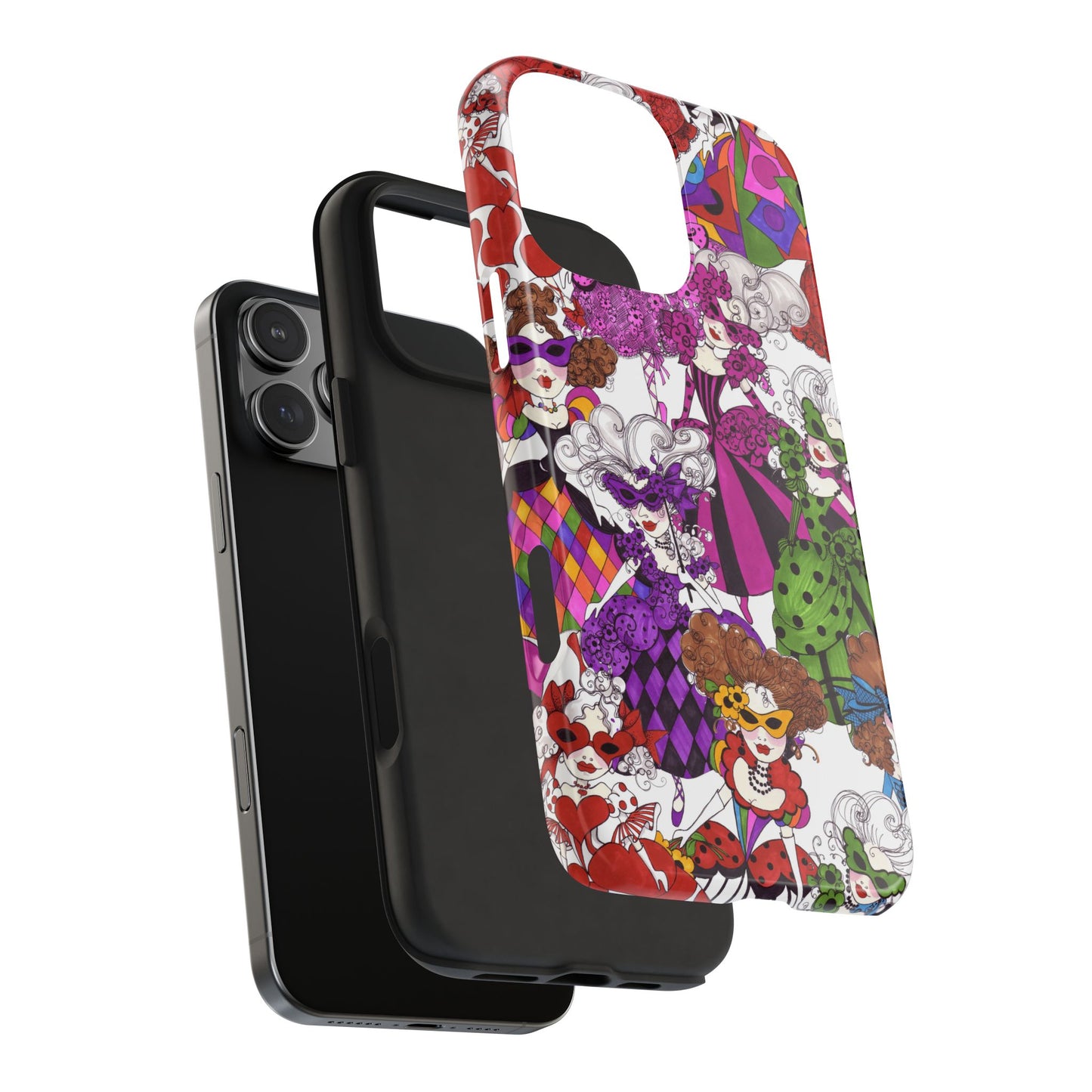 Crowded Dance Floor White Phone Case