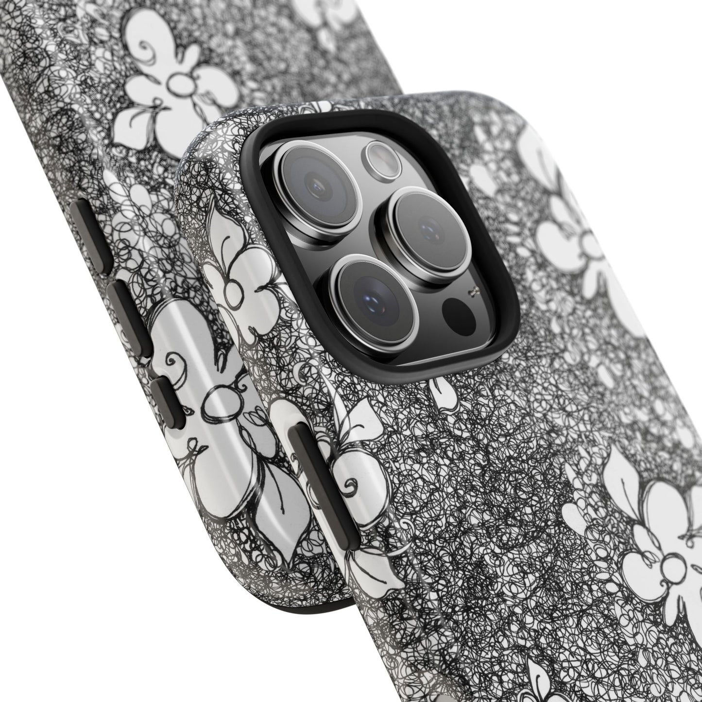 Flower Scribbles Phone Case