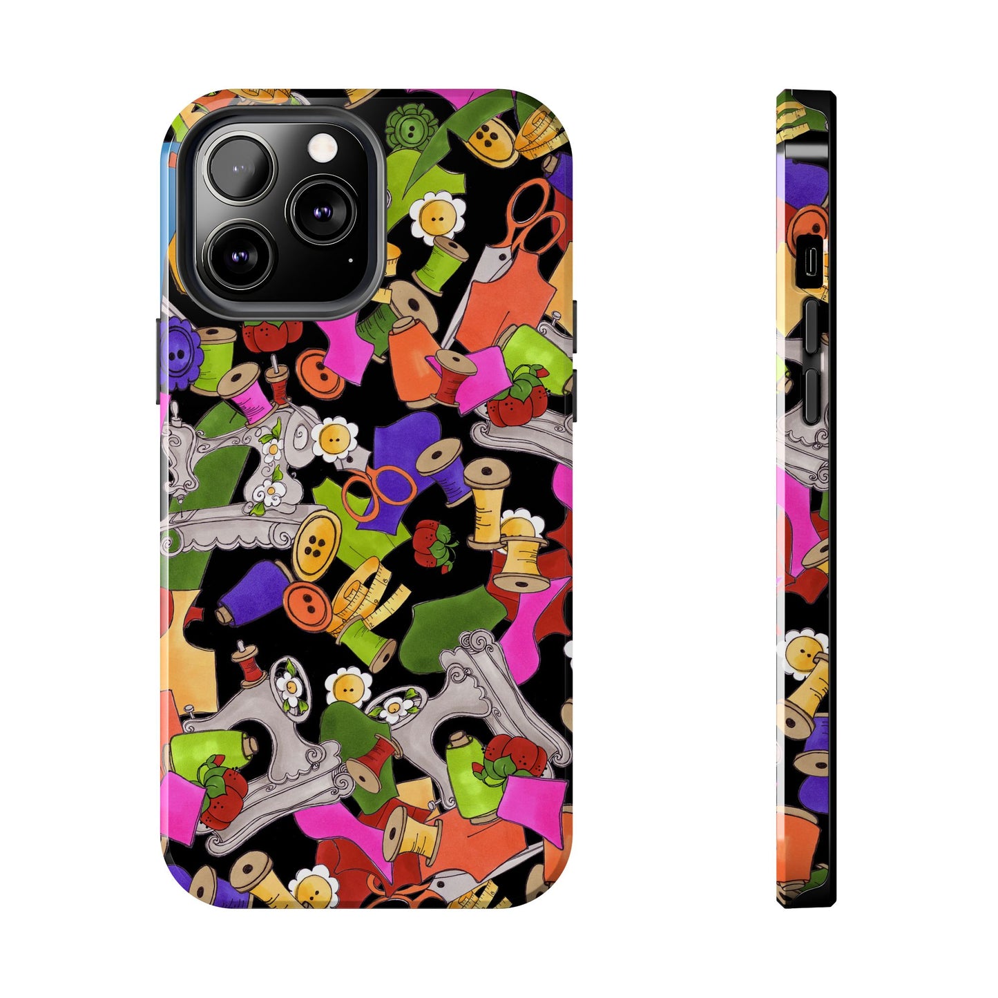 Kaleidasew Black Phone Case